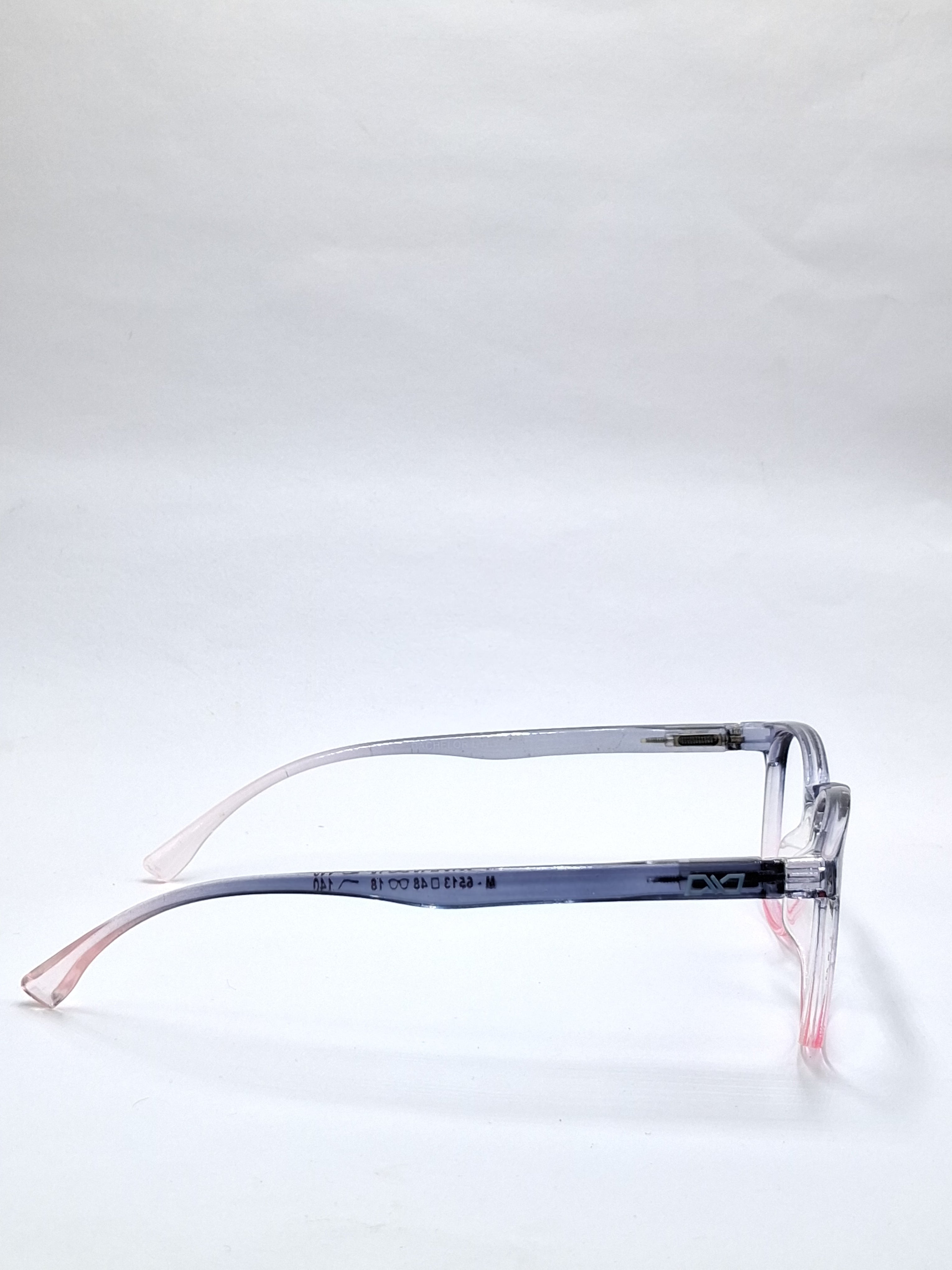 vision plus crystal gray and peach frame