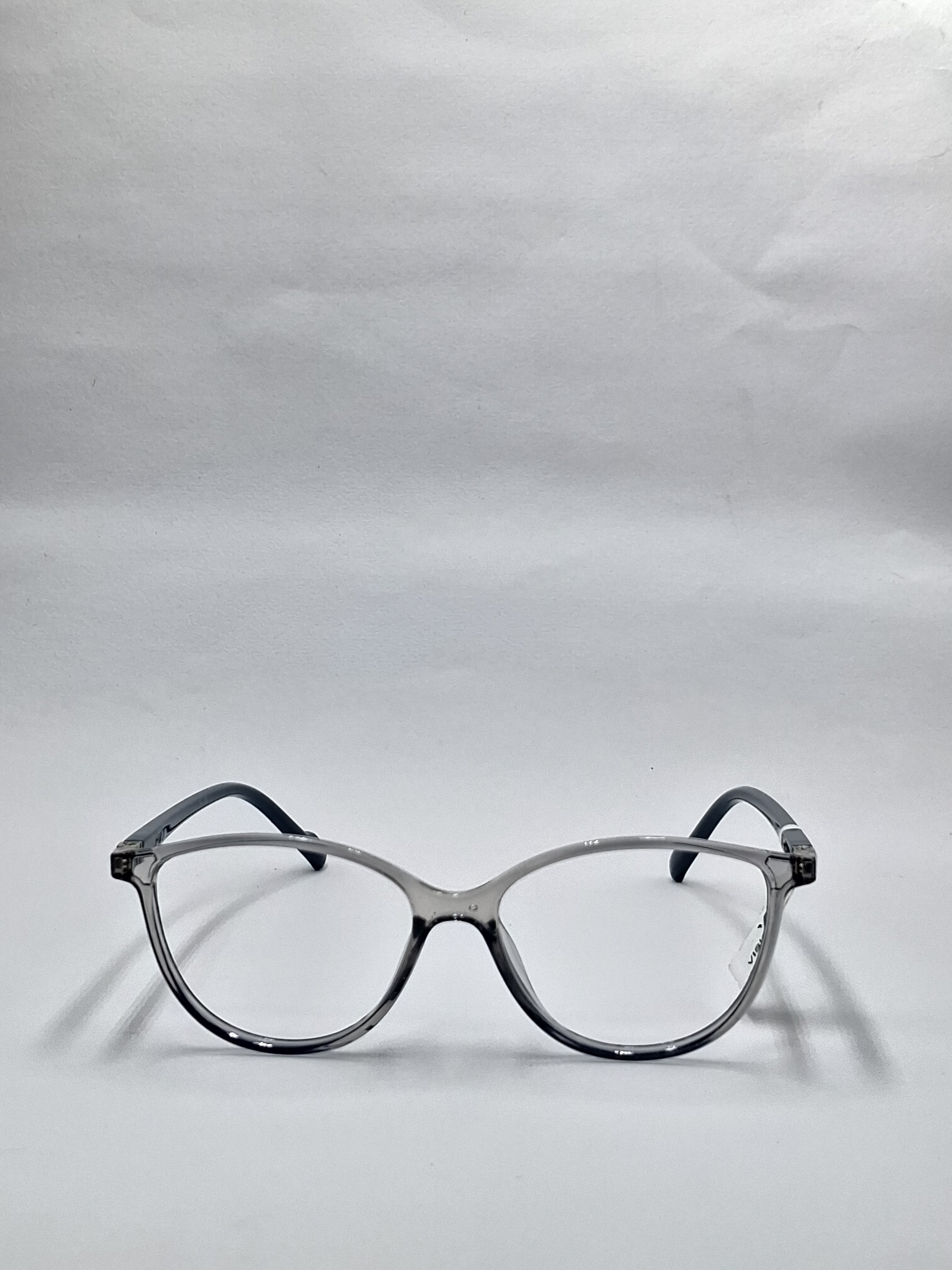 vision plus crystal gray and gray stick frame