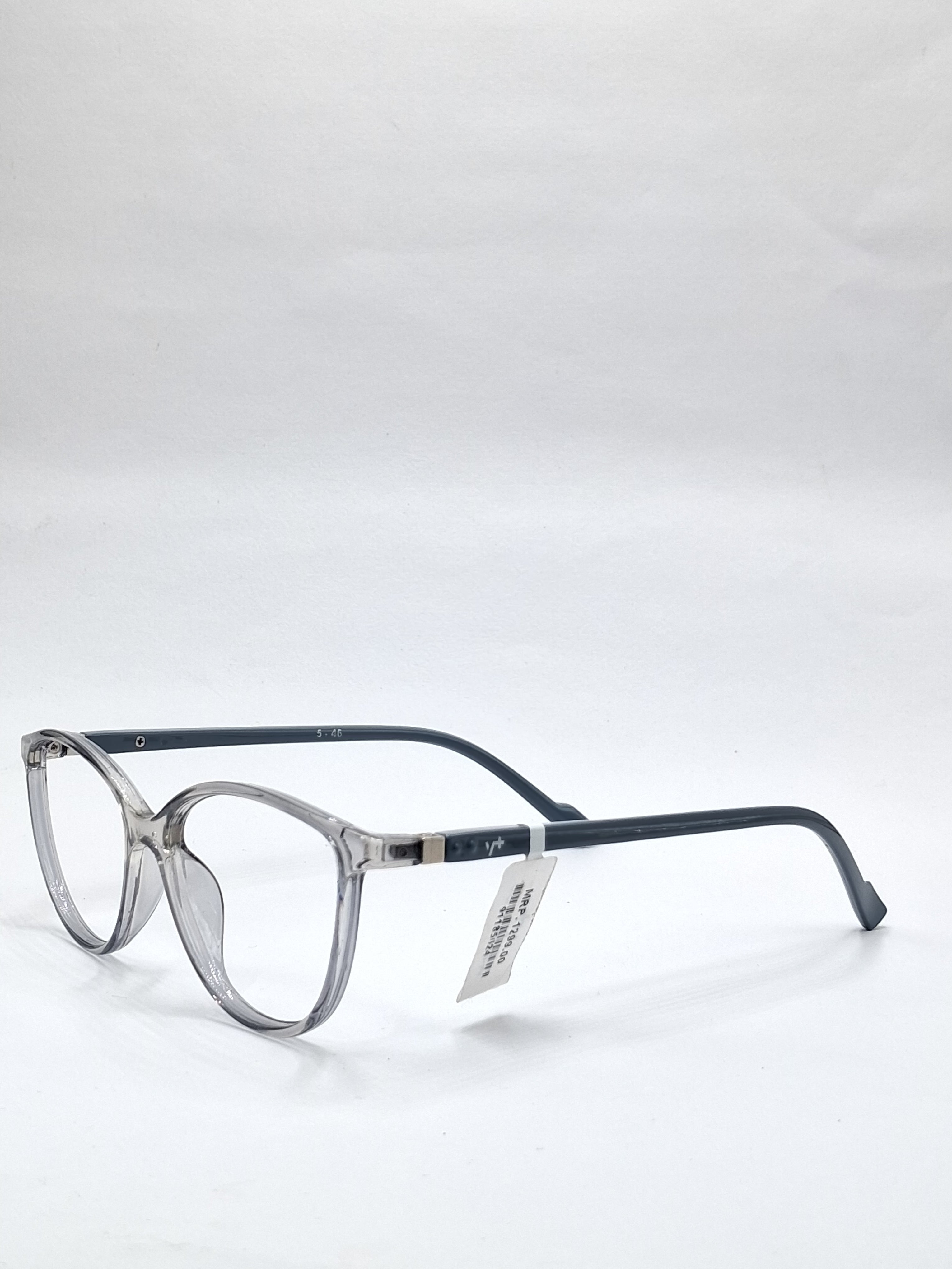 vision plus crystal gray and gray stick frame