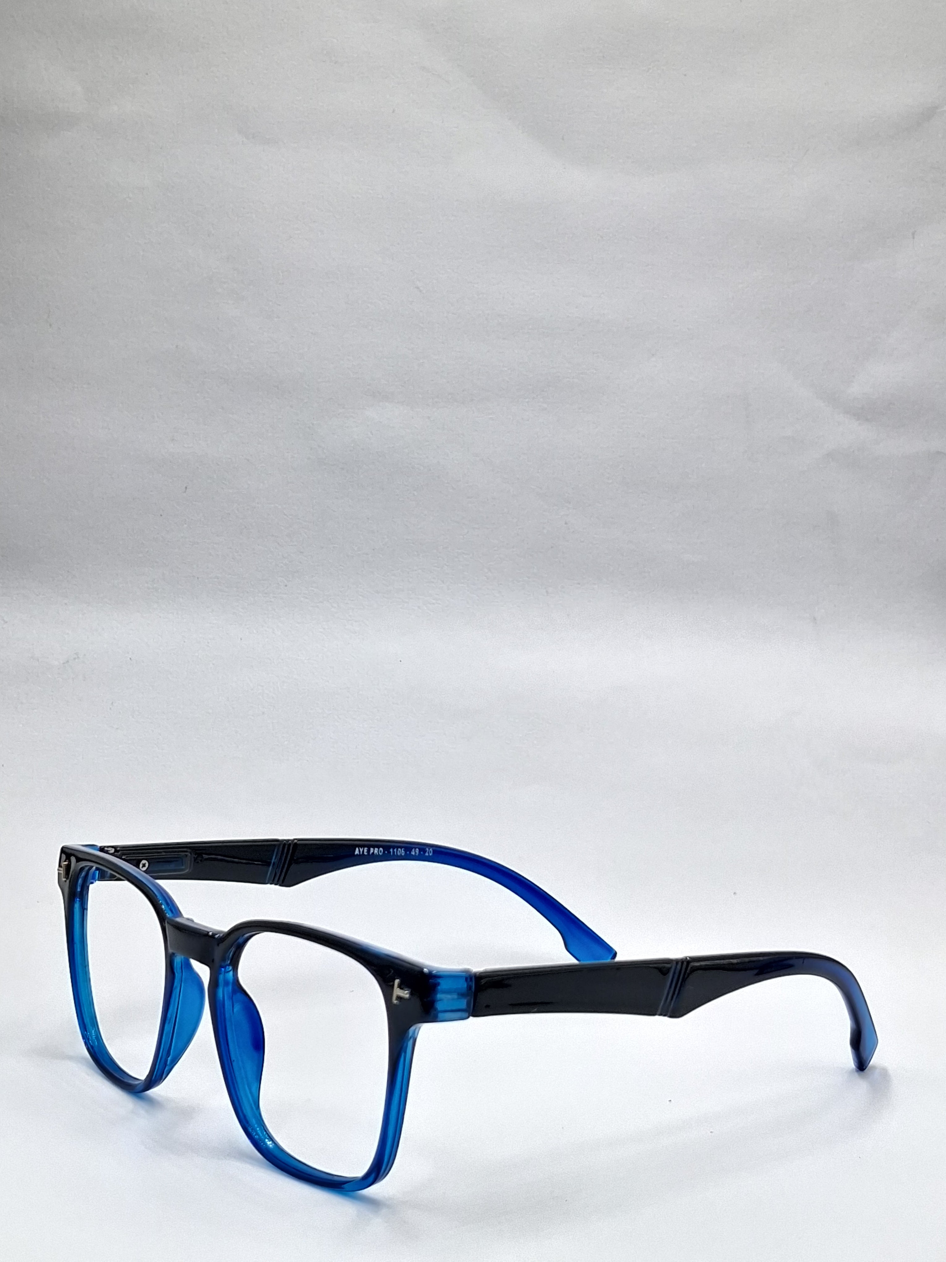 vision plus duale tone blue black frame