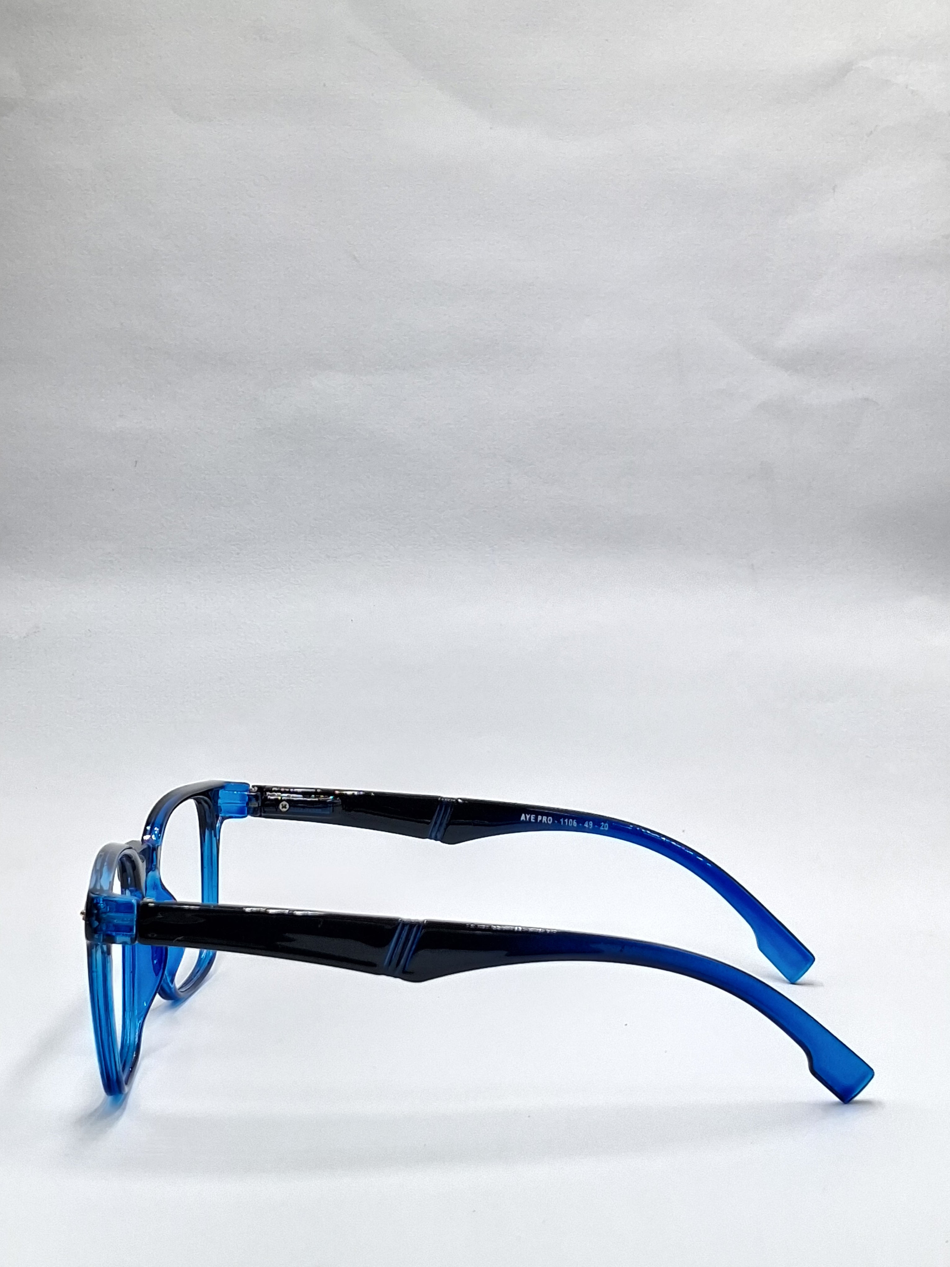 vision plus duale tone blue black frame