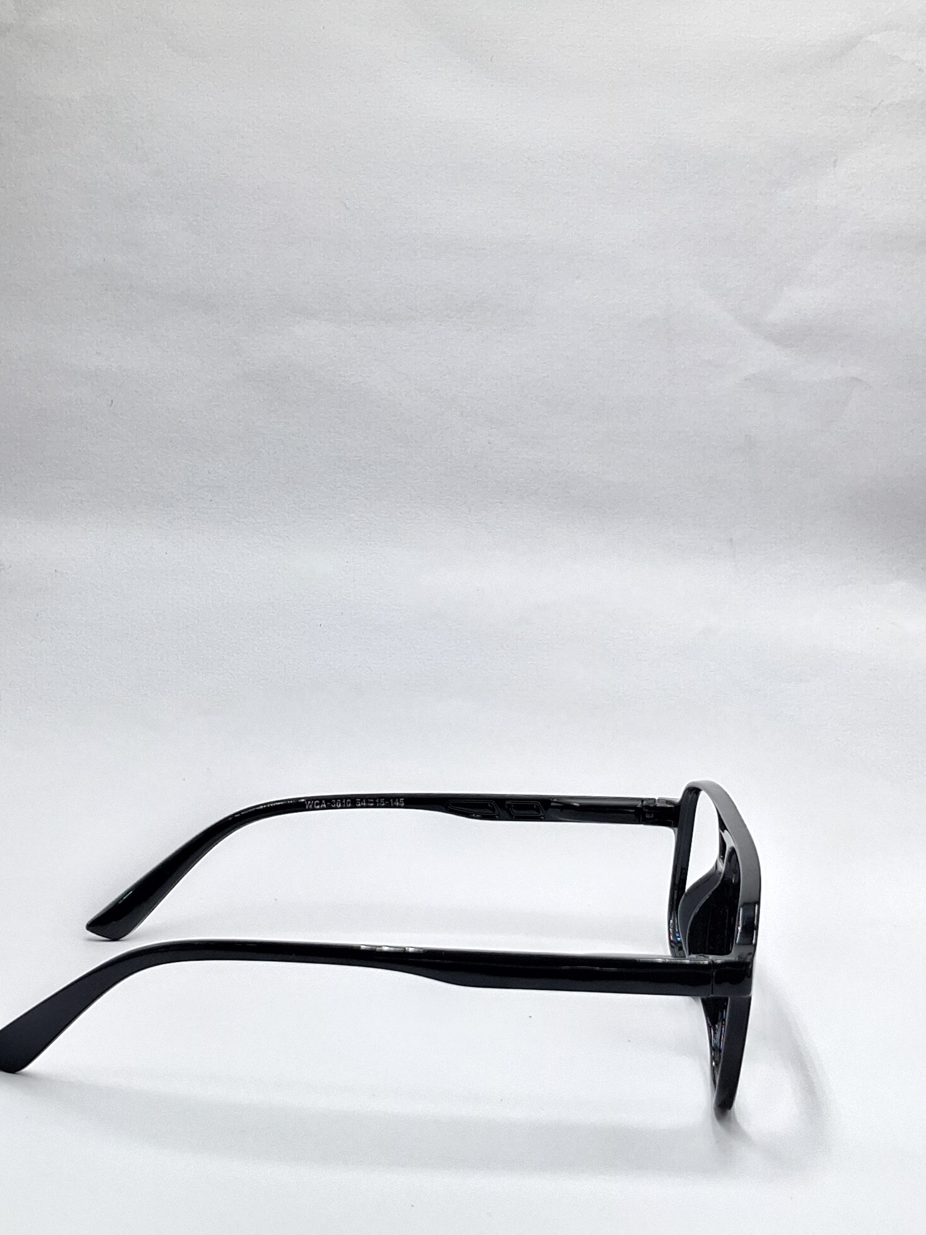 vision plus double bar glossy black frame