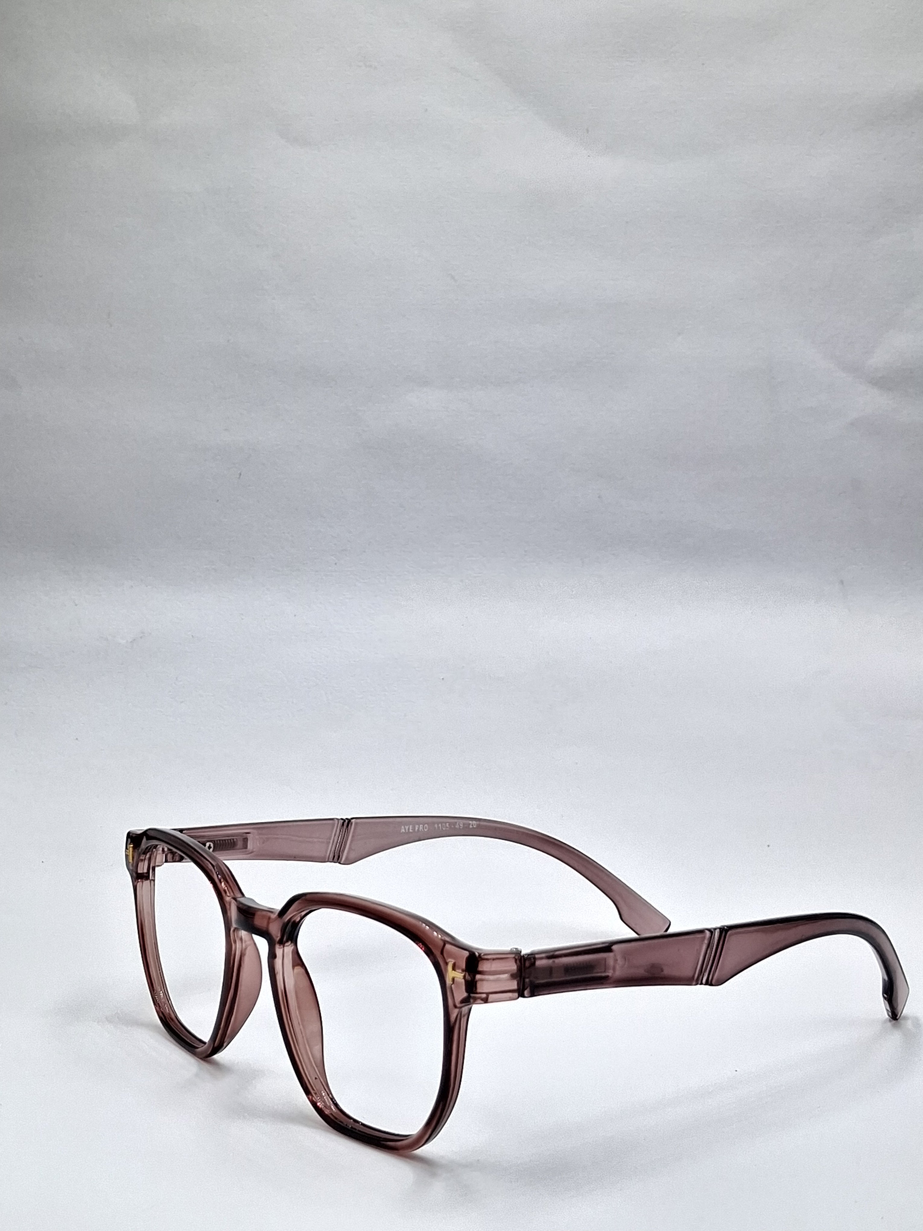 vision plus crystal brown frame