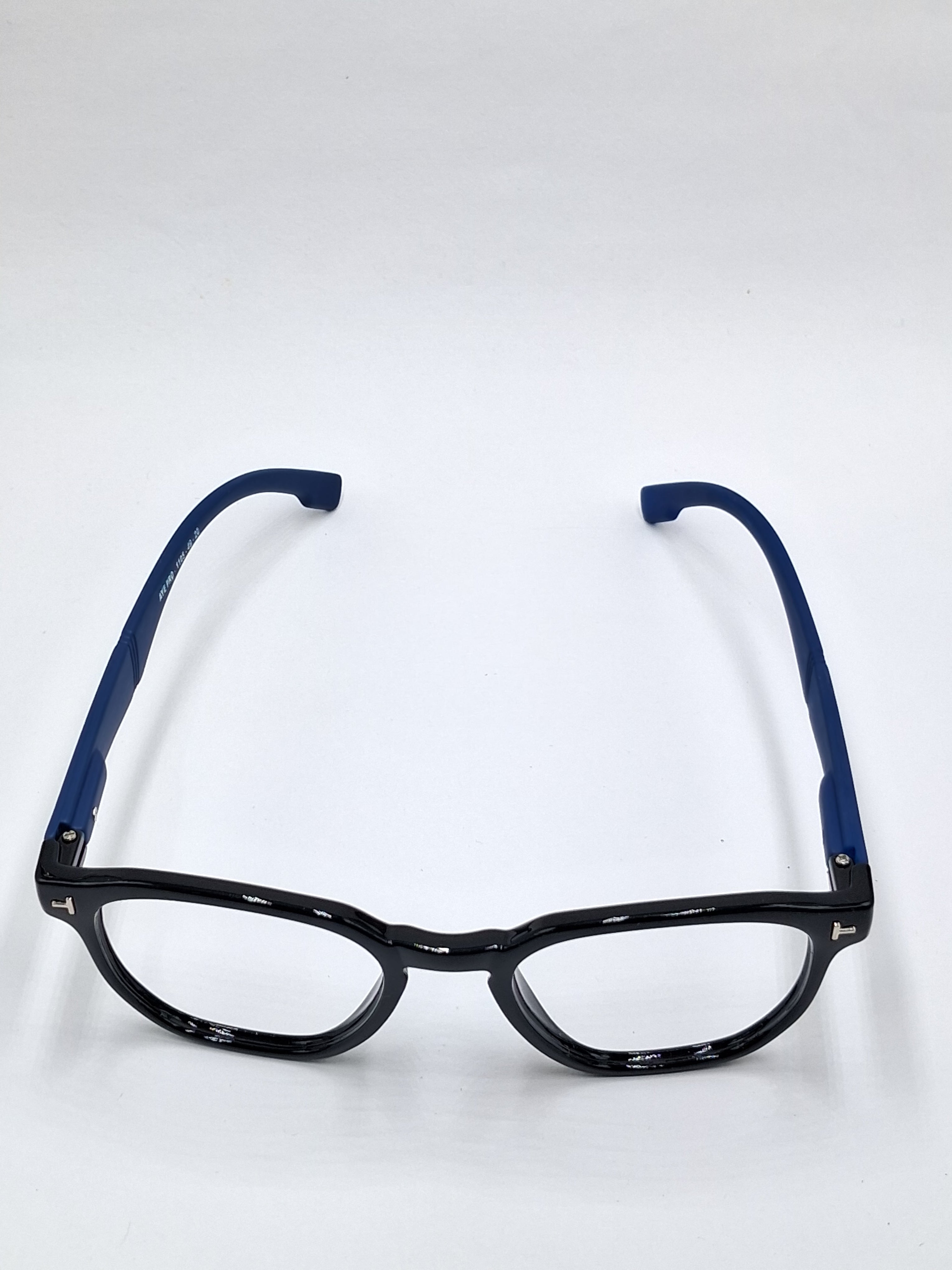 vision plus glossy black and matte blue stick frame