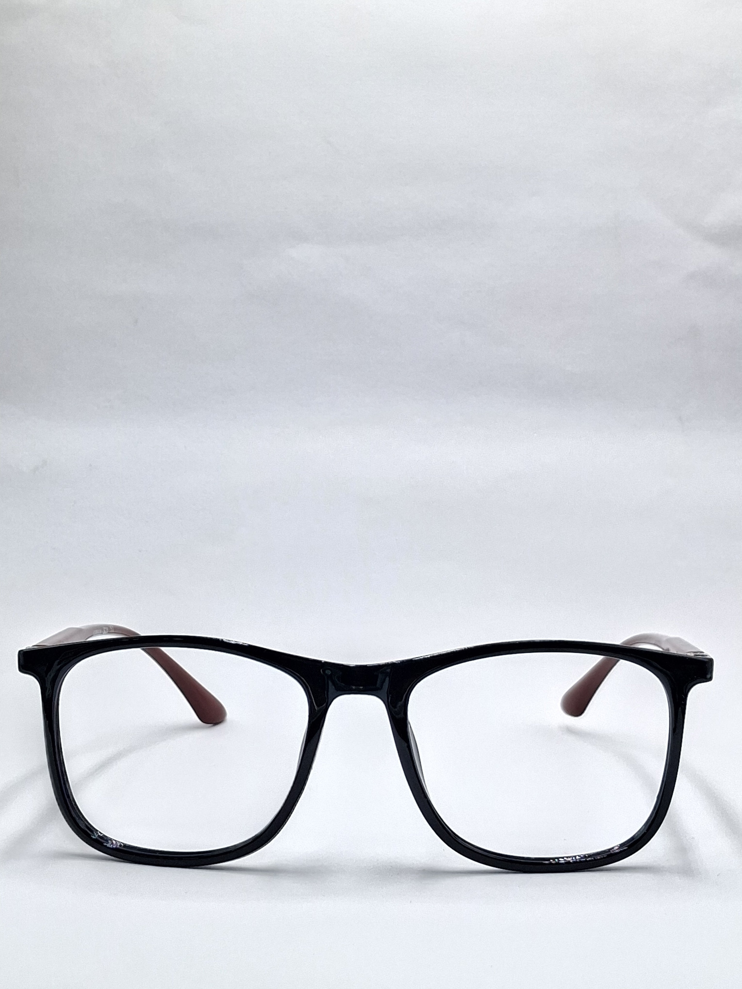 vision plus glossy black with maroon stick frame