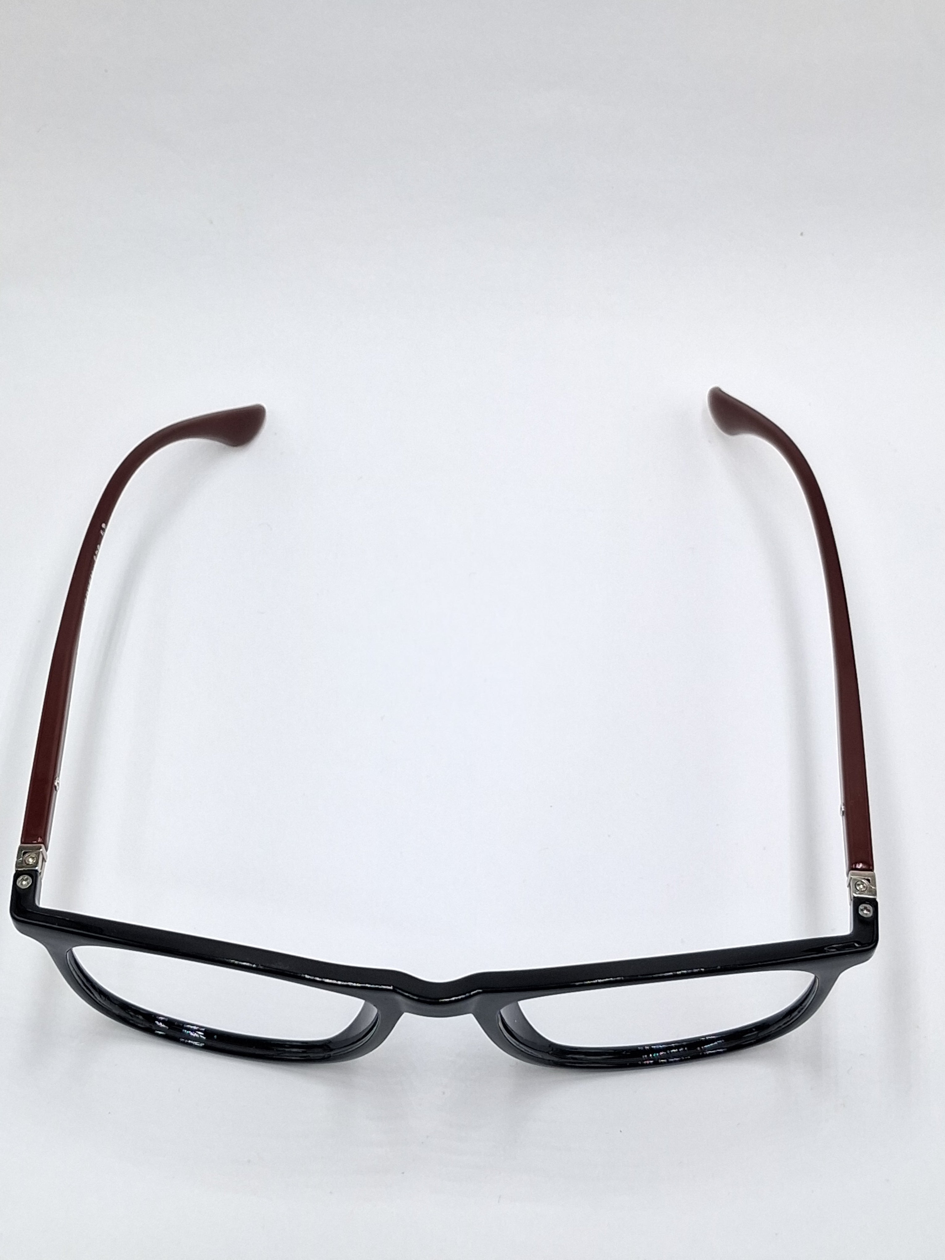 vision plus glossy black with maroon stick frame