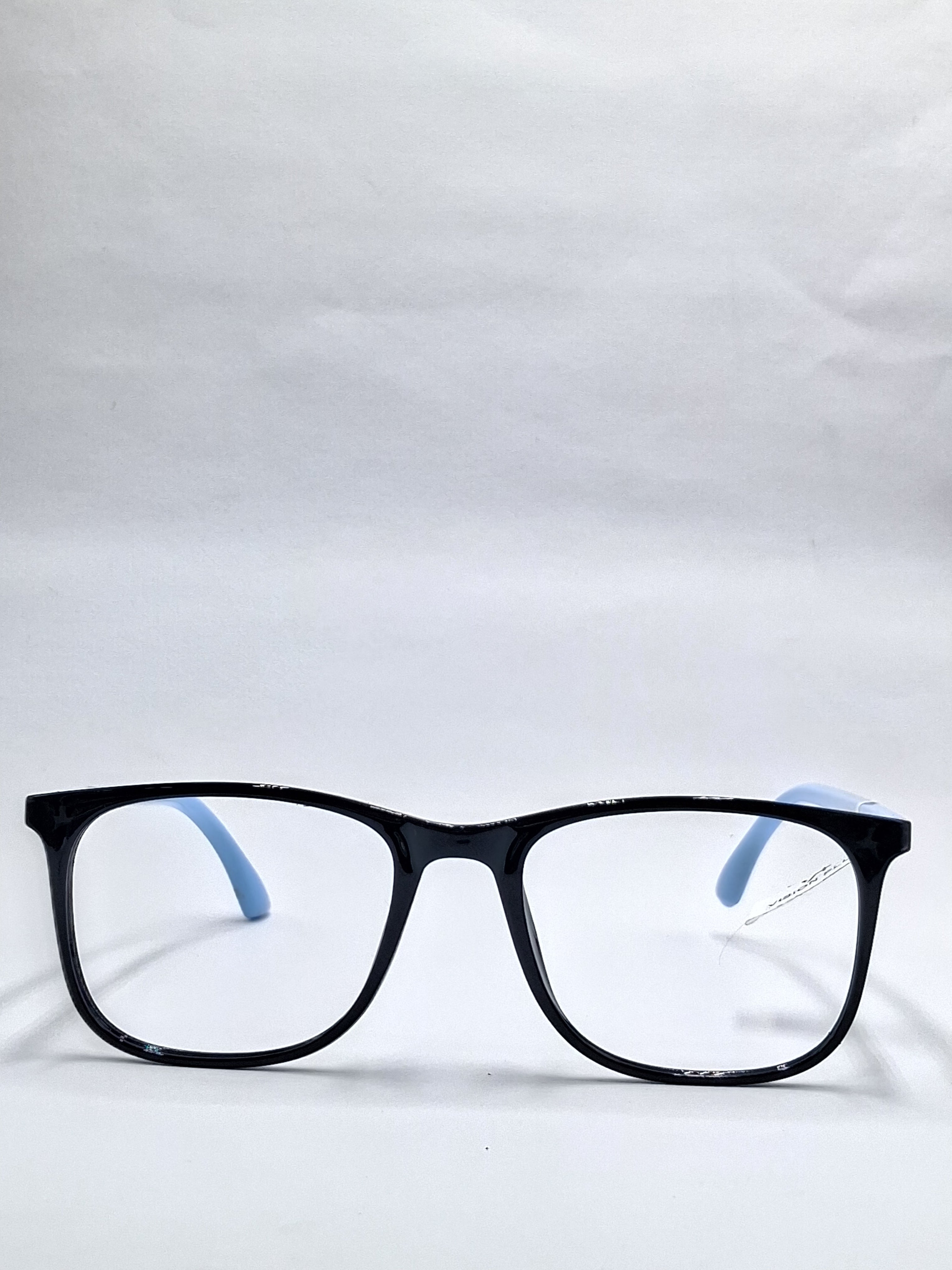 vision plus black with sky blue stick frame