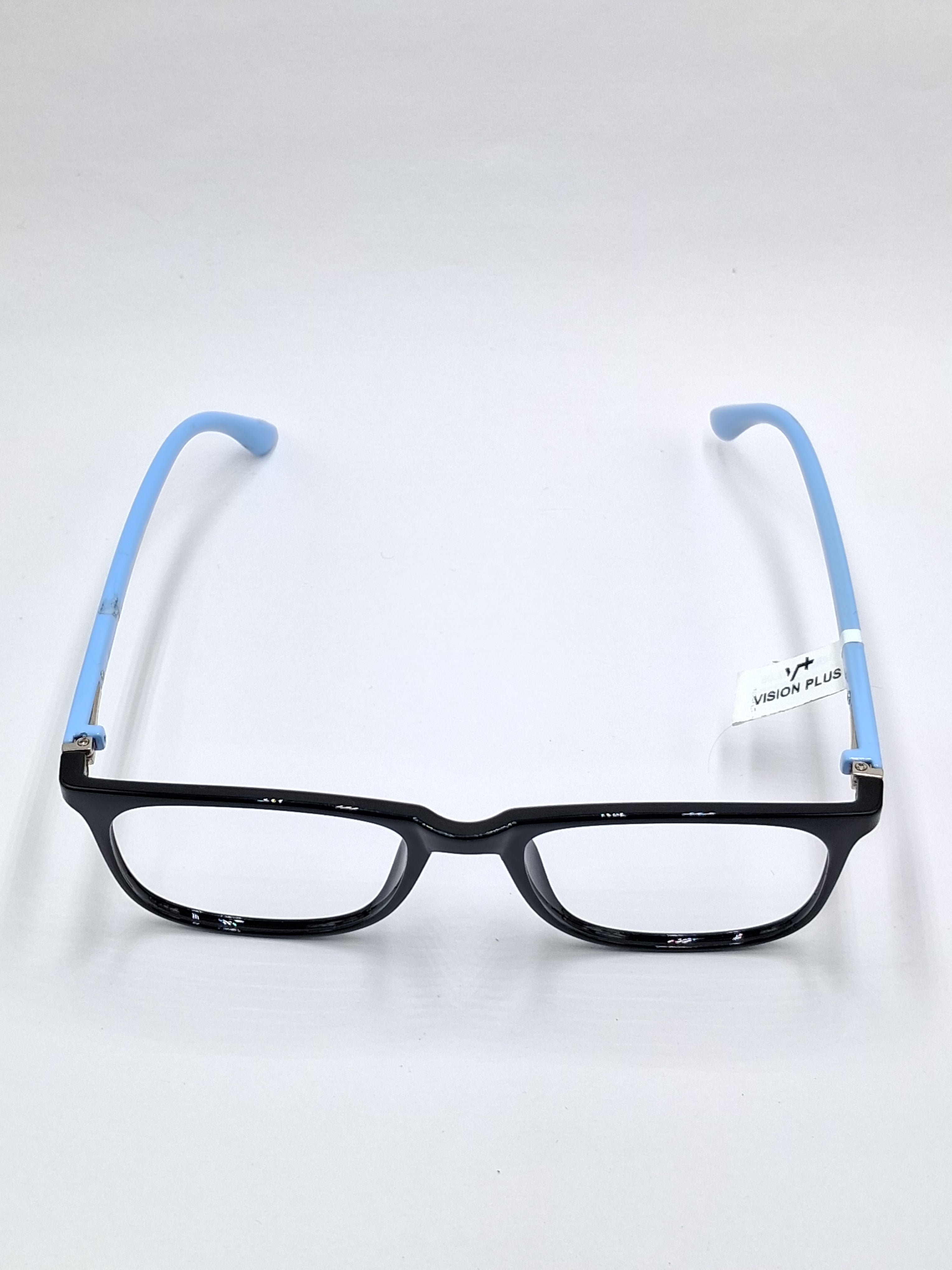 vision plus black with sky blue stick frame