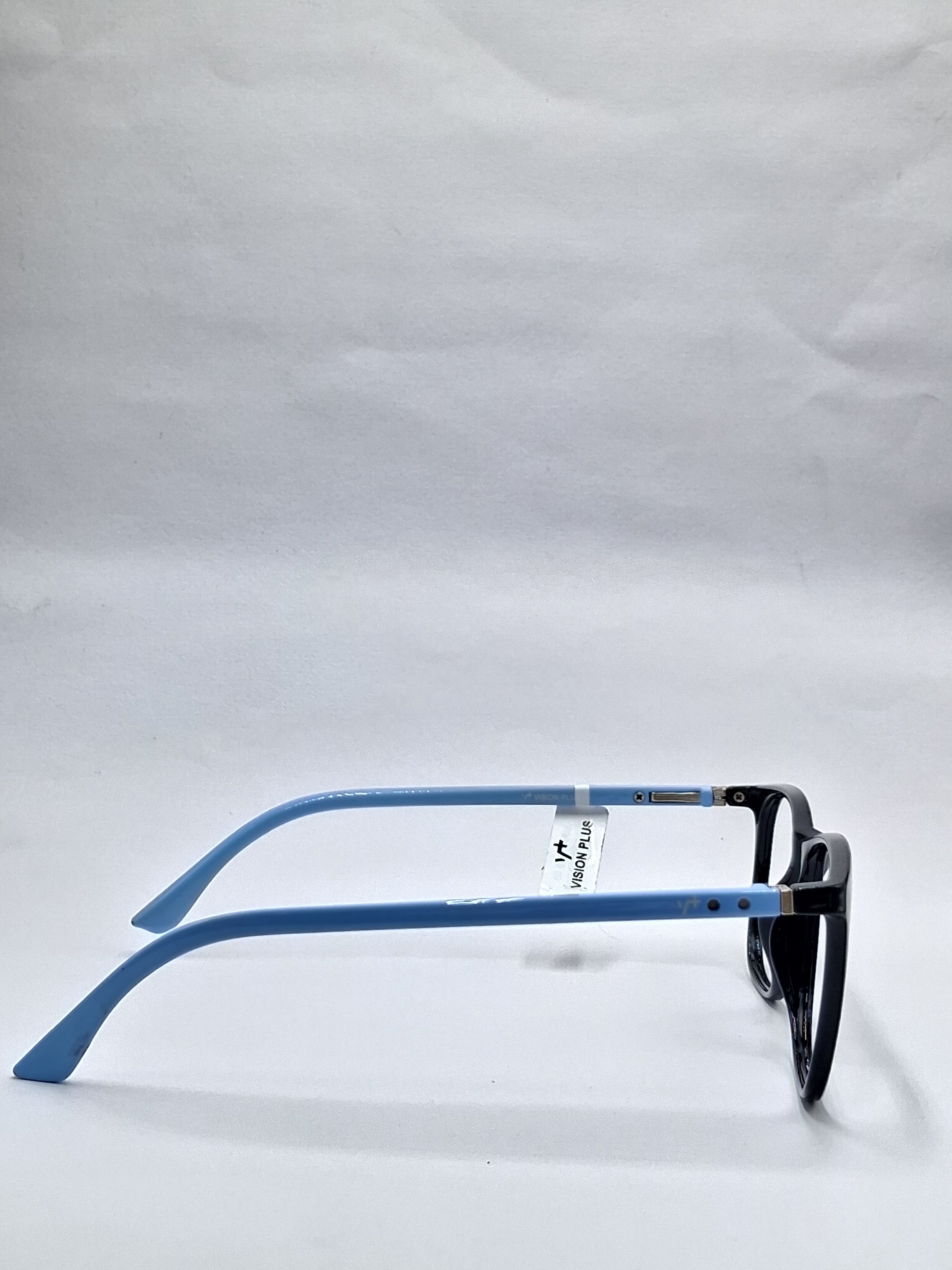 vision plus black with sky blue stick frame