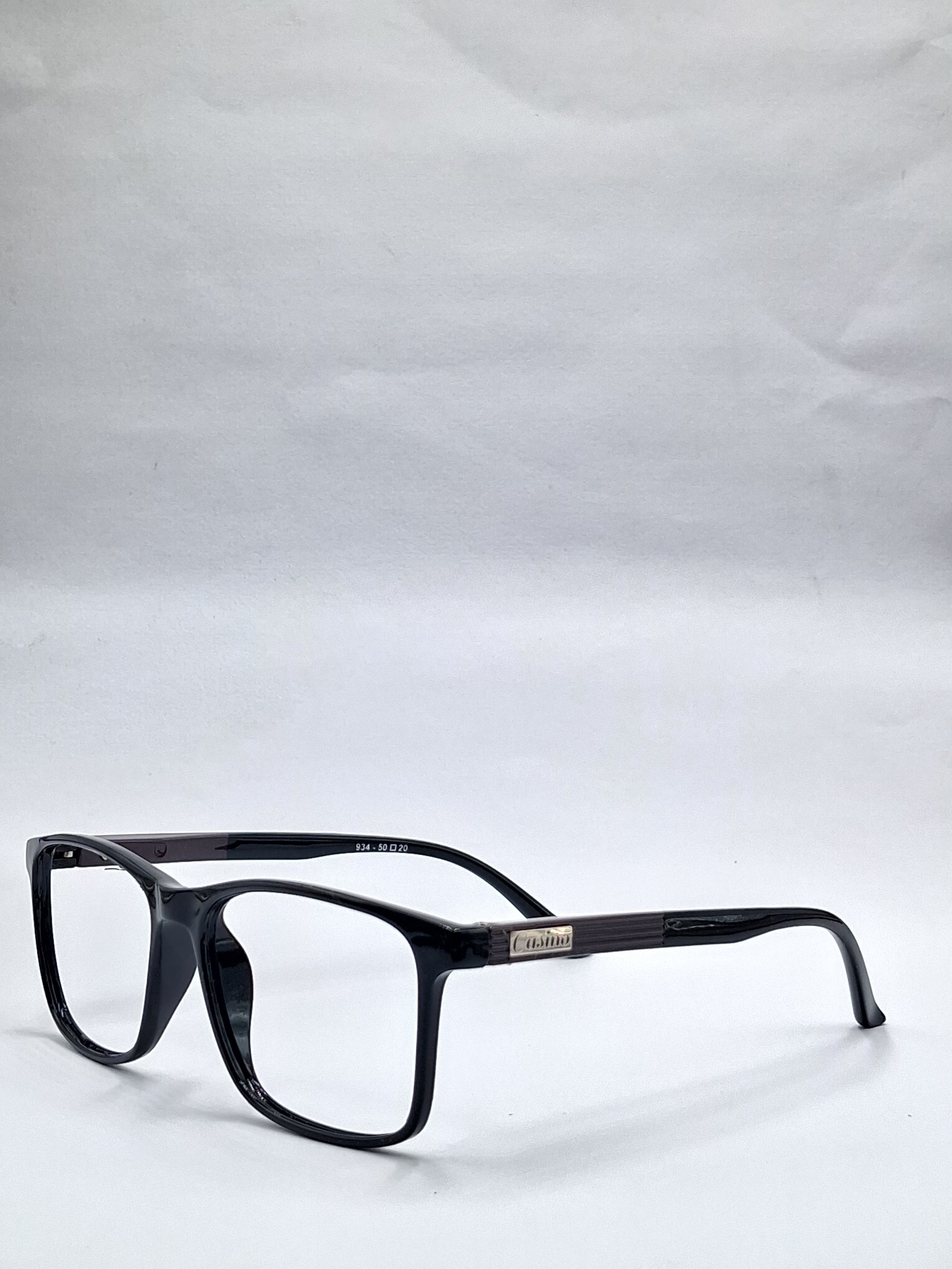 vision plus glossy black frame