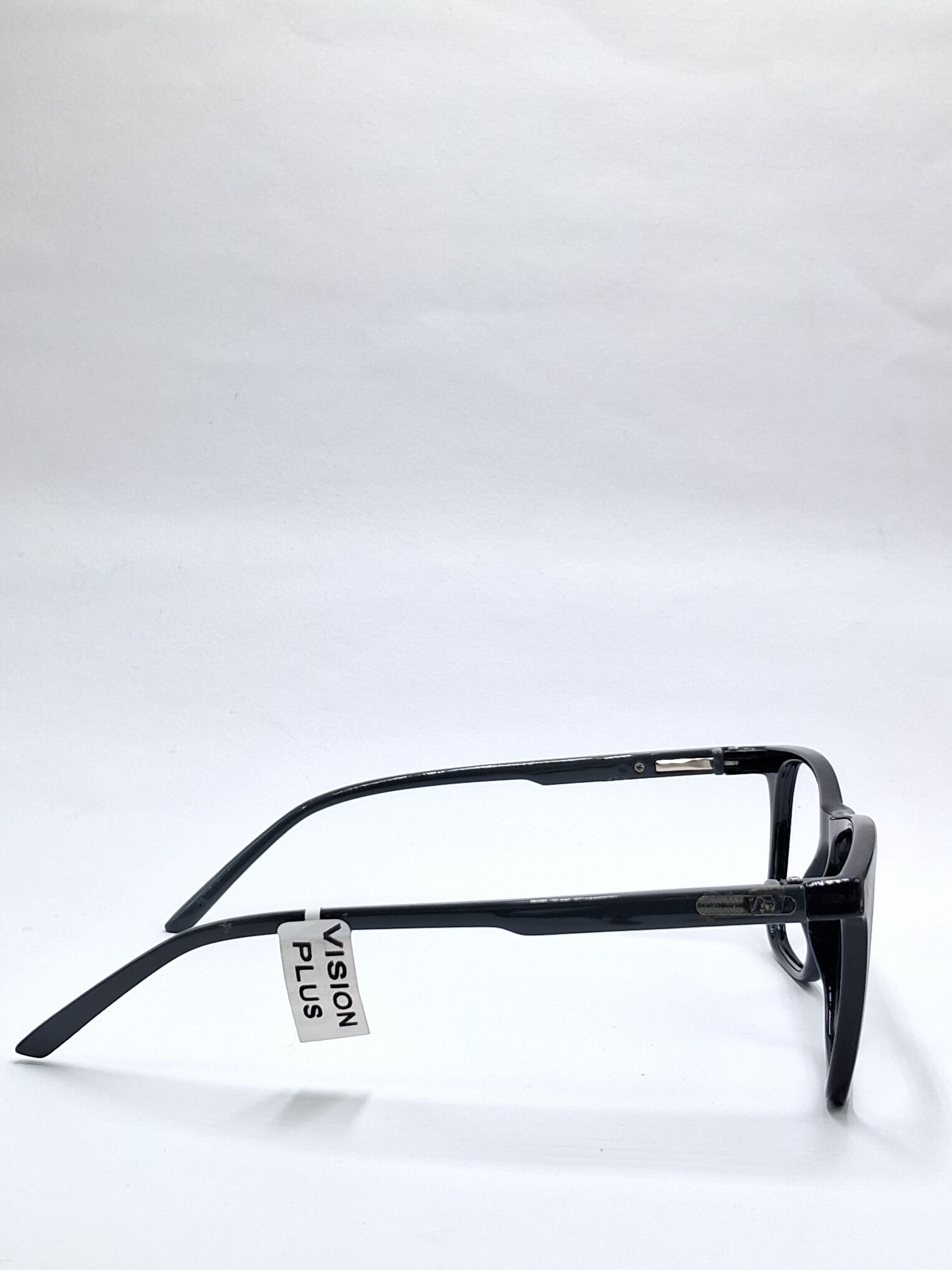 vision plus duale tone black glossy with gray stick frame