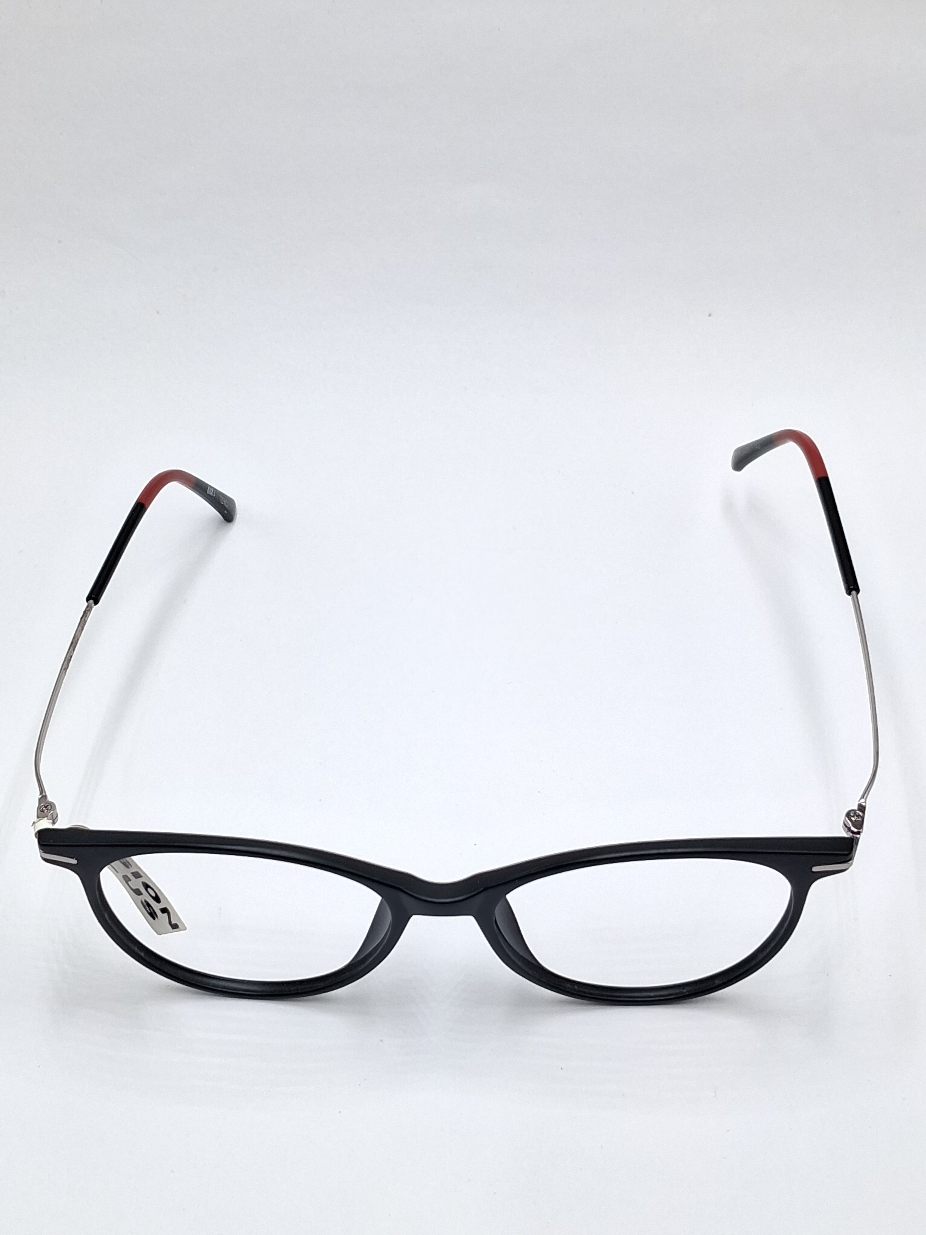 vision plus matte black and red metal stick frame