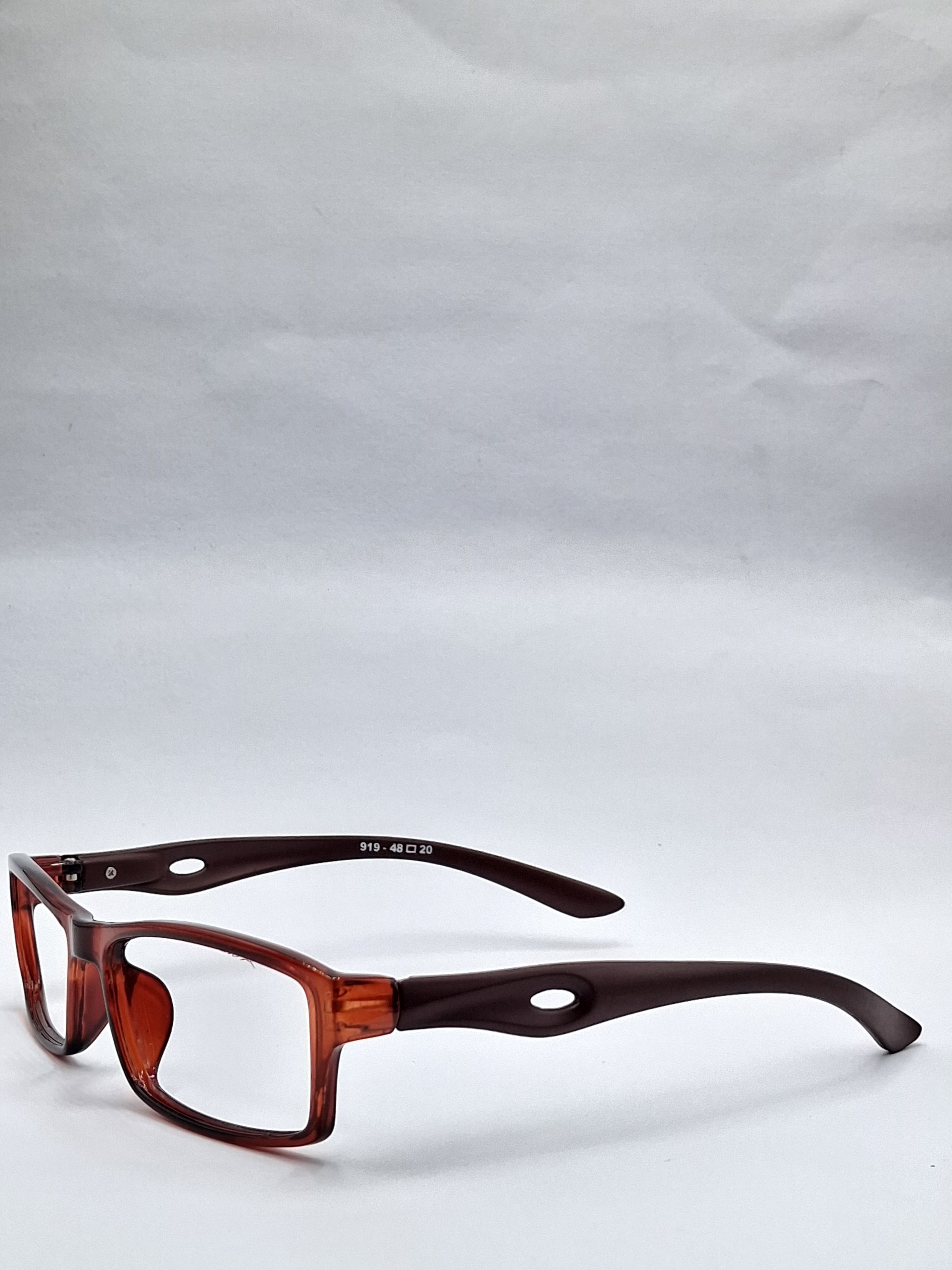 vision plus glossy brown with matte dark brown stick frame