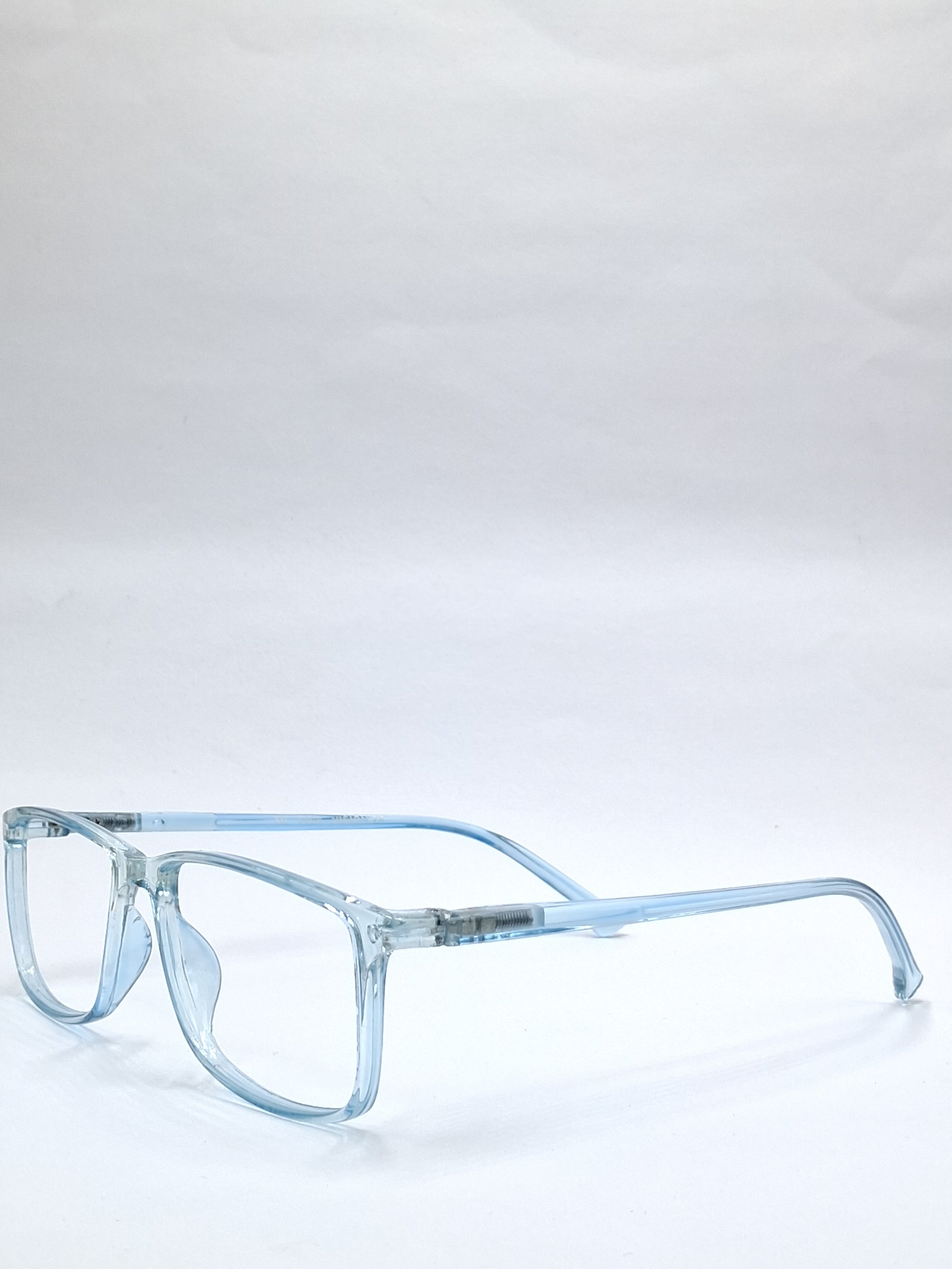vision plus crystal sky blue frame