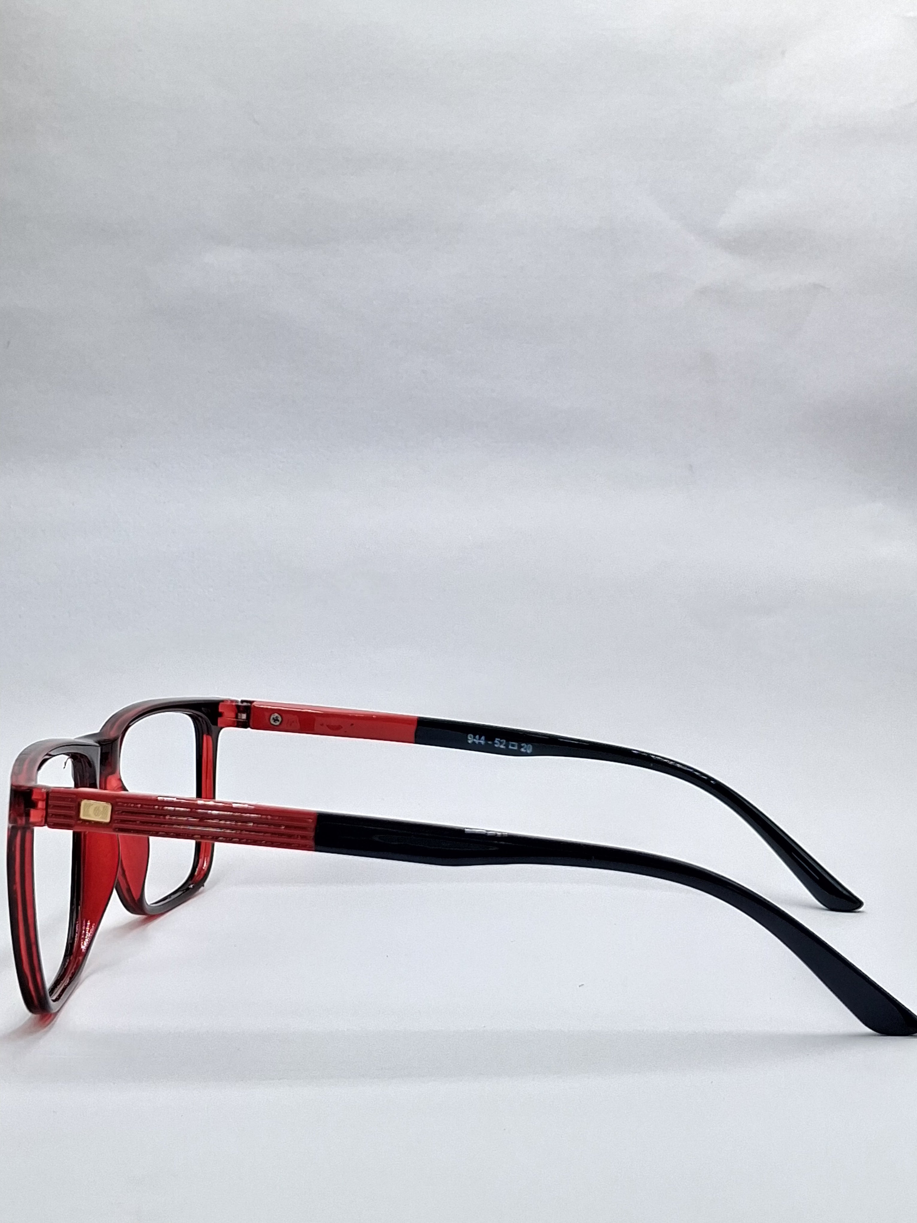 vision plus crystal red frame