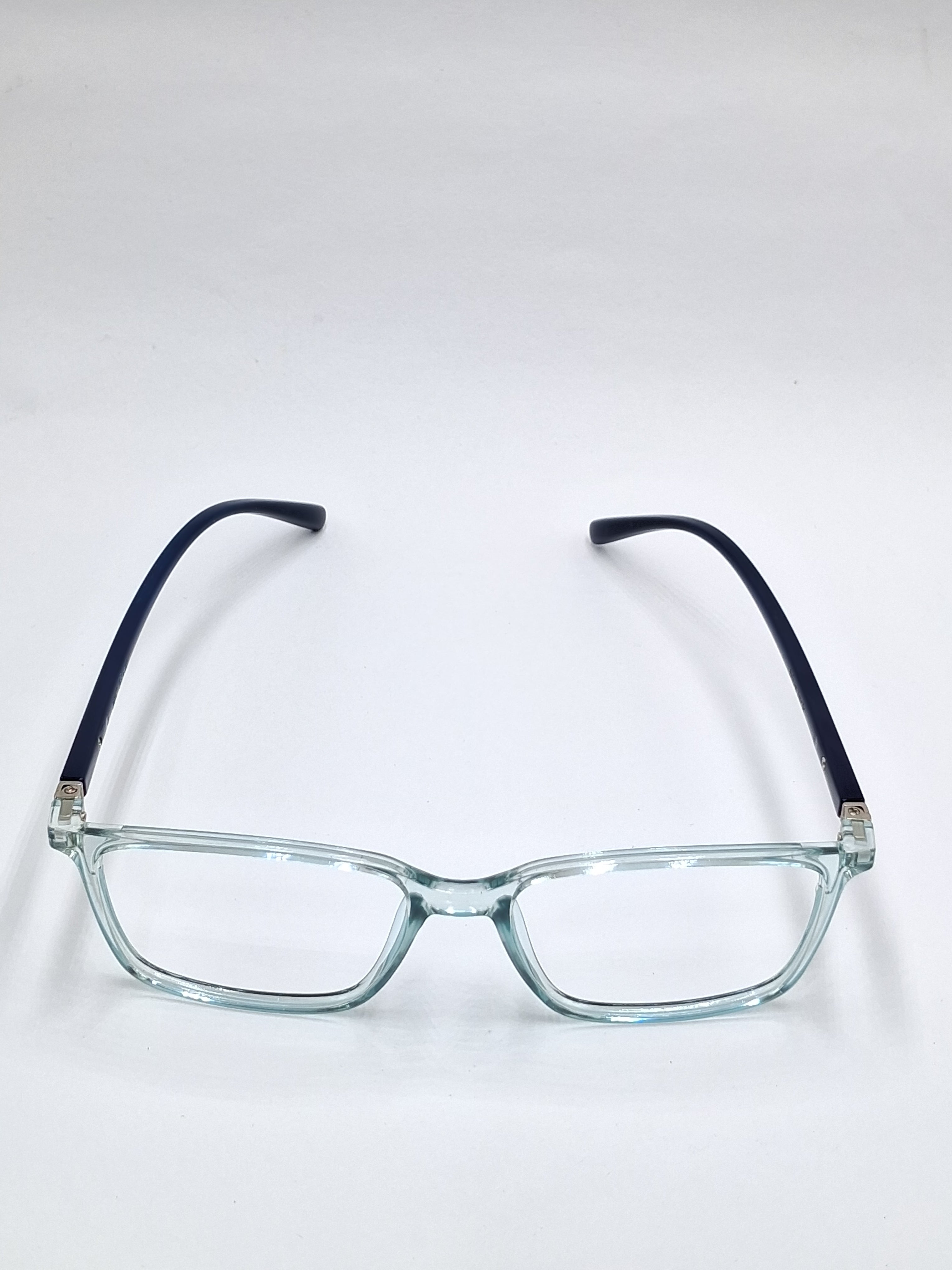 vision plus crystal sky blue with dark blue stick frame