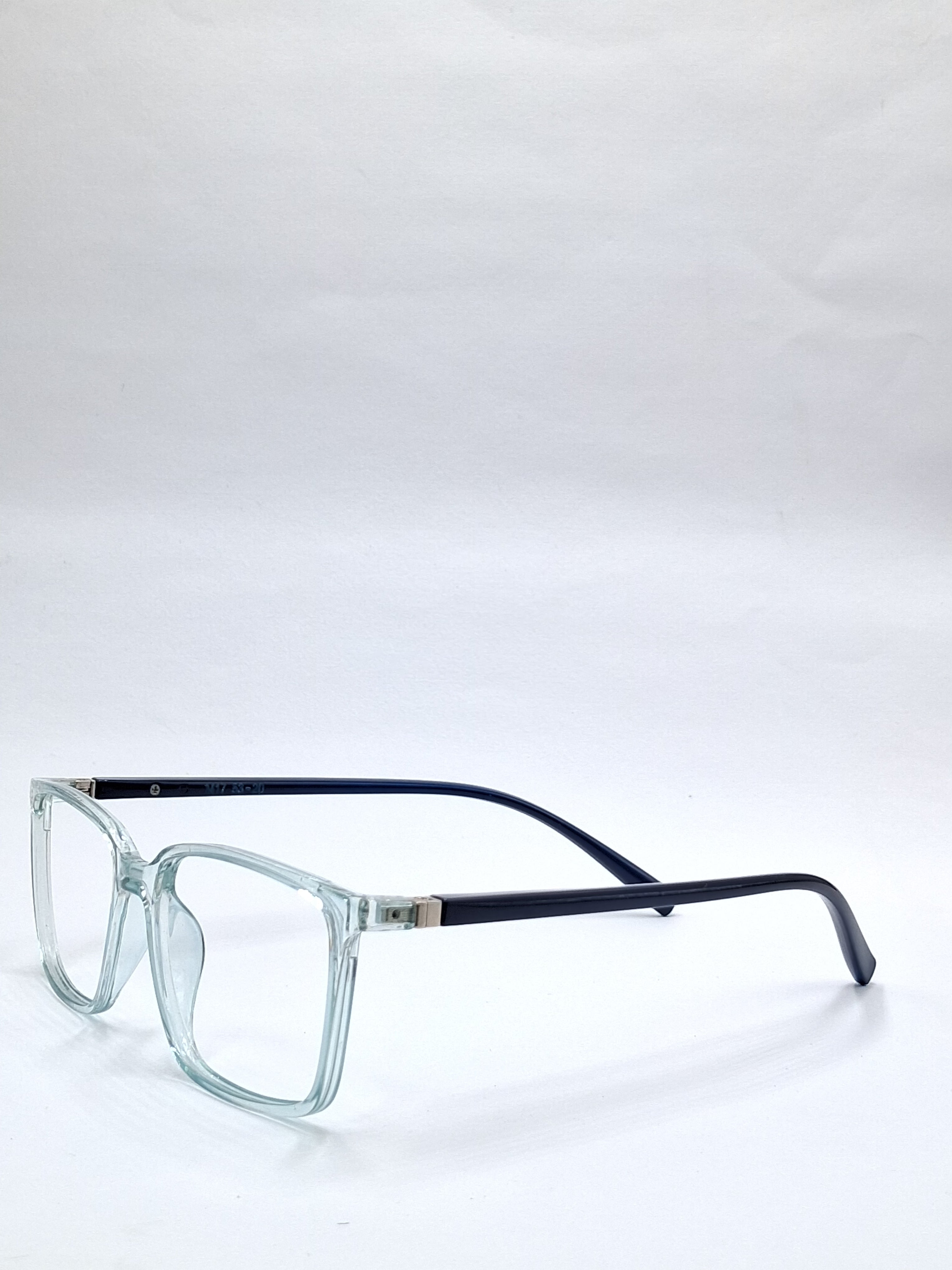 vision plus crystal sky blue with dark blue stick frame