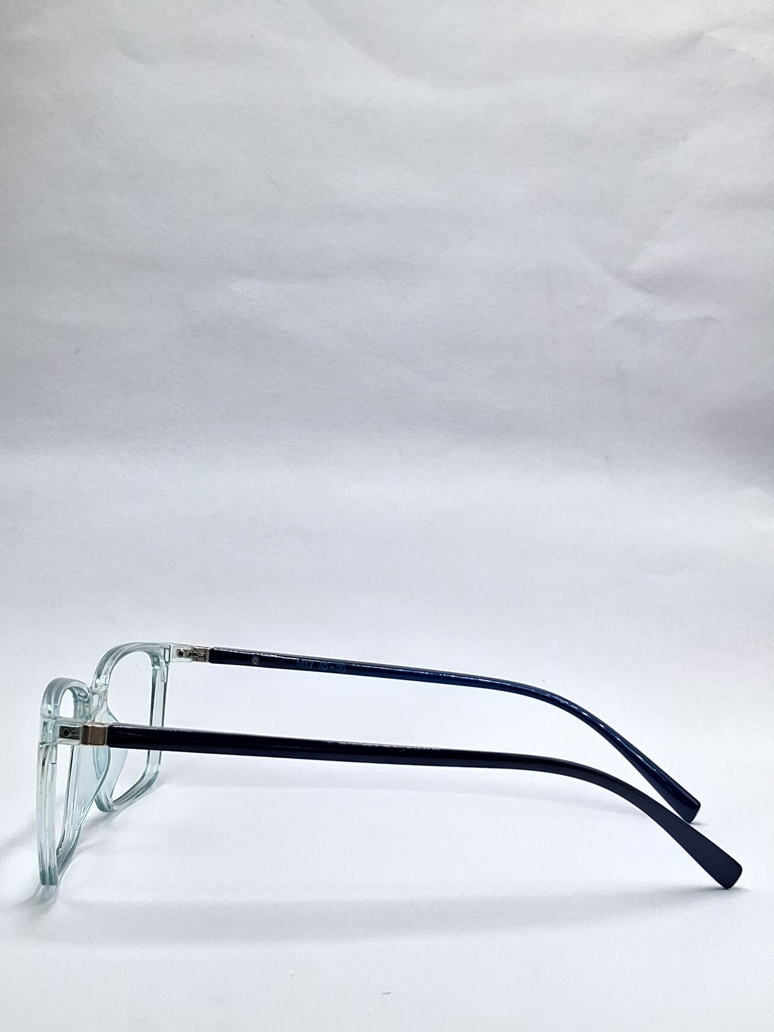 vision plus crystal sky blue with dark blue stick frame