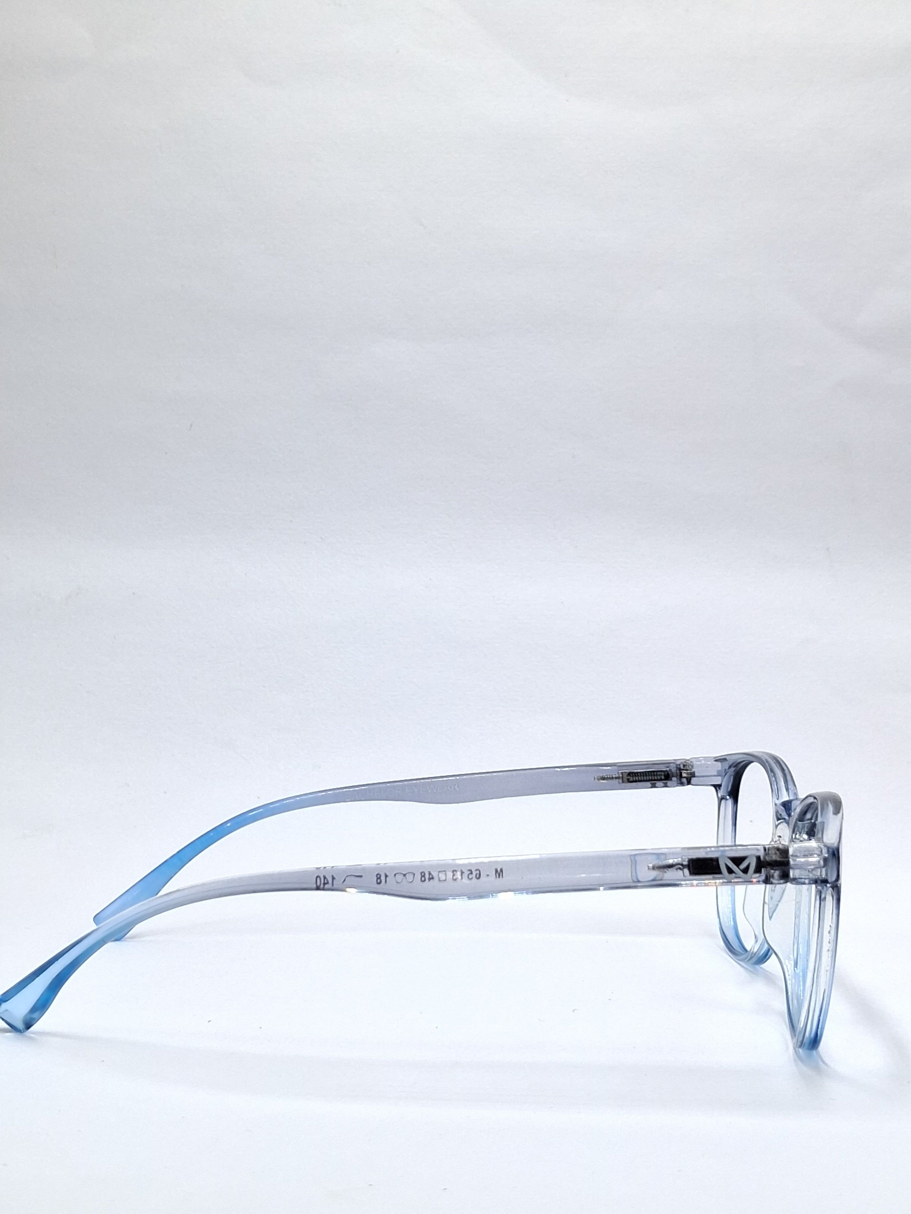 vision plus crystal blue and gray frame