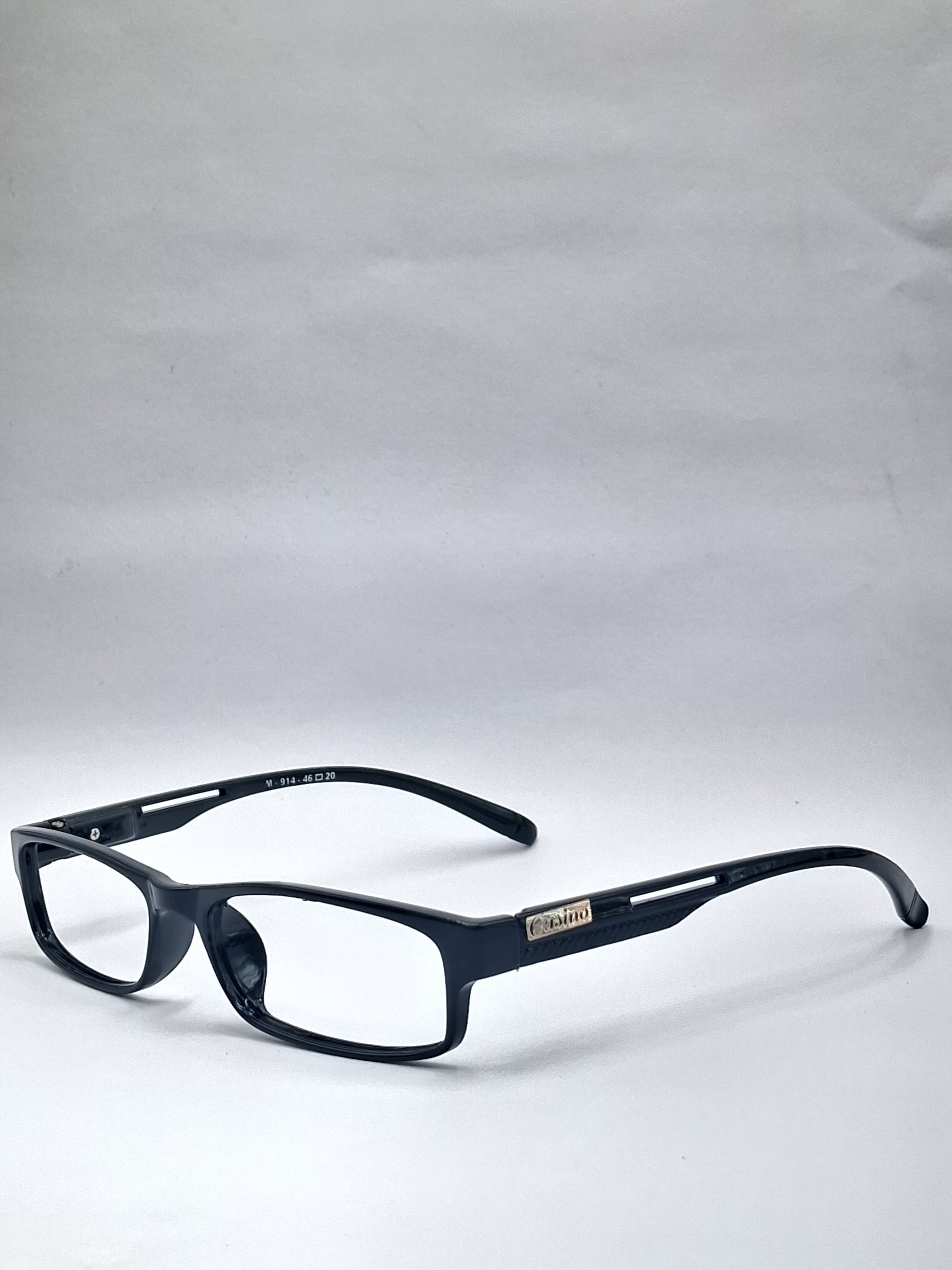 vision plus glossy black frame