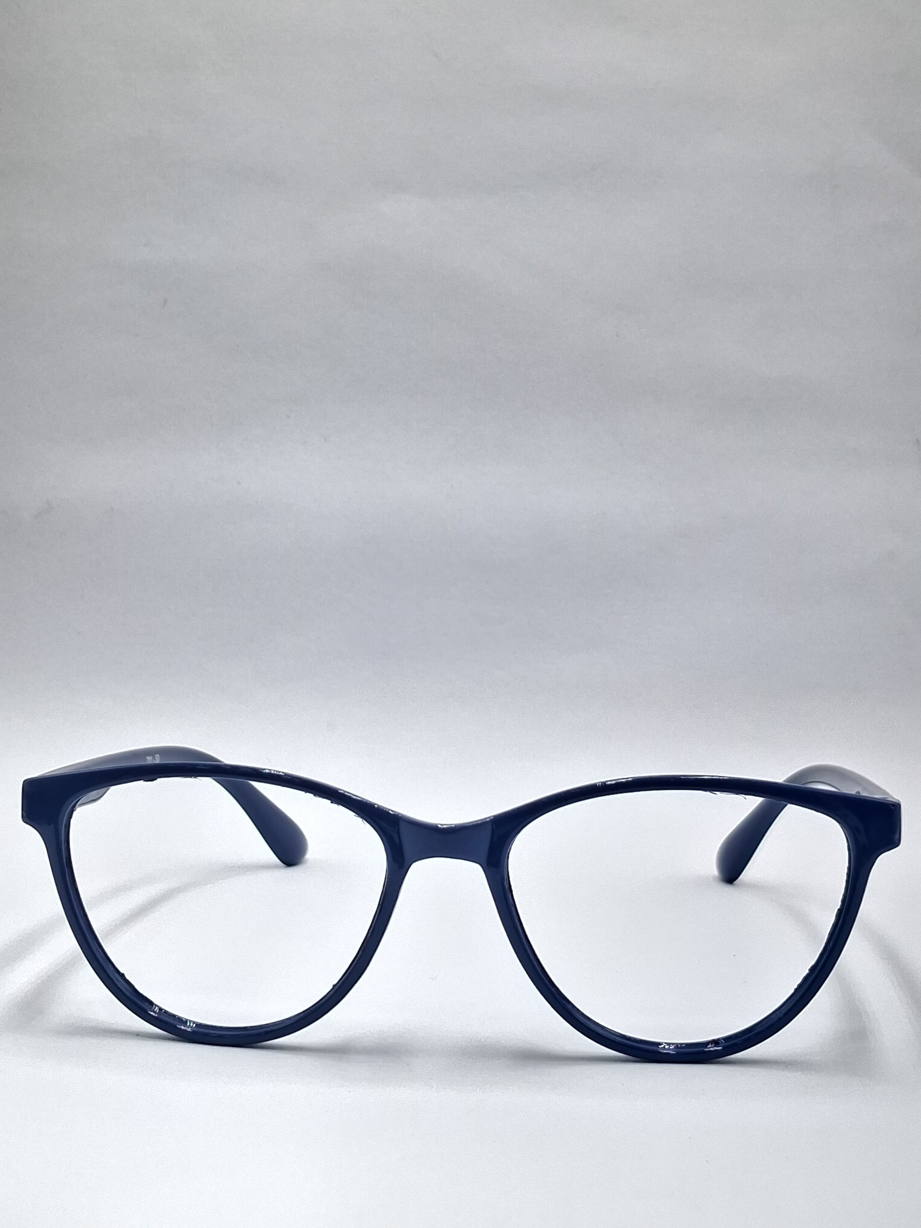 vision plus glossy dark blue frame