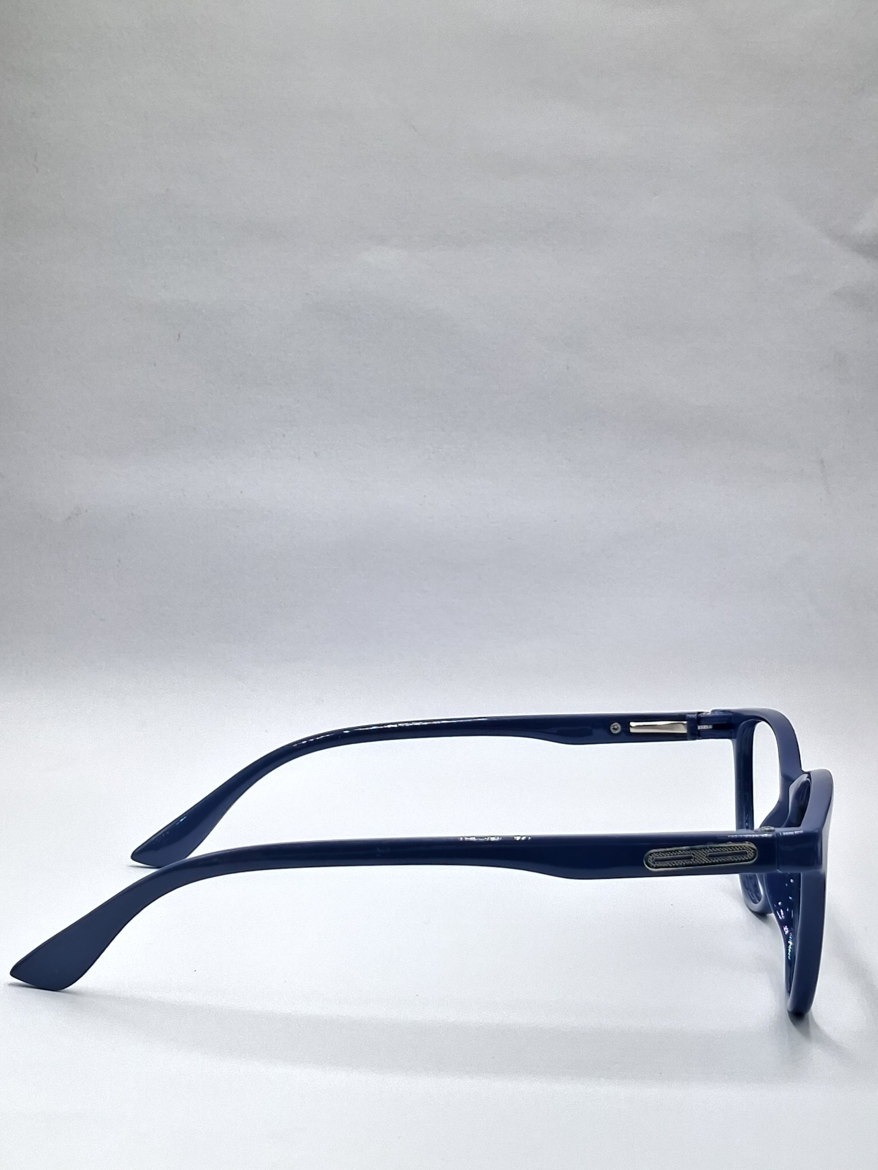 vision plus glossy dark blue frame