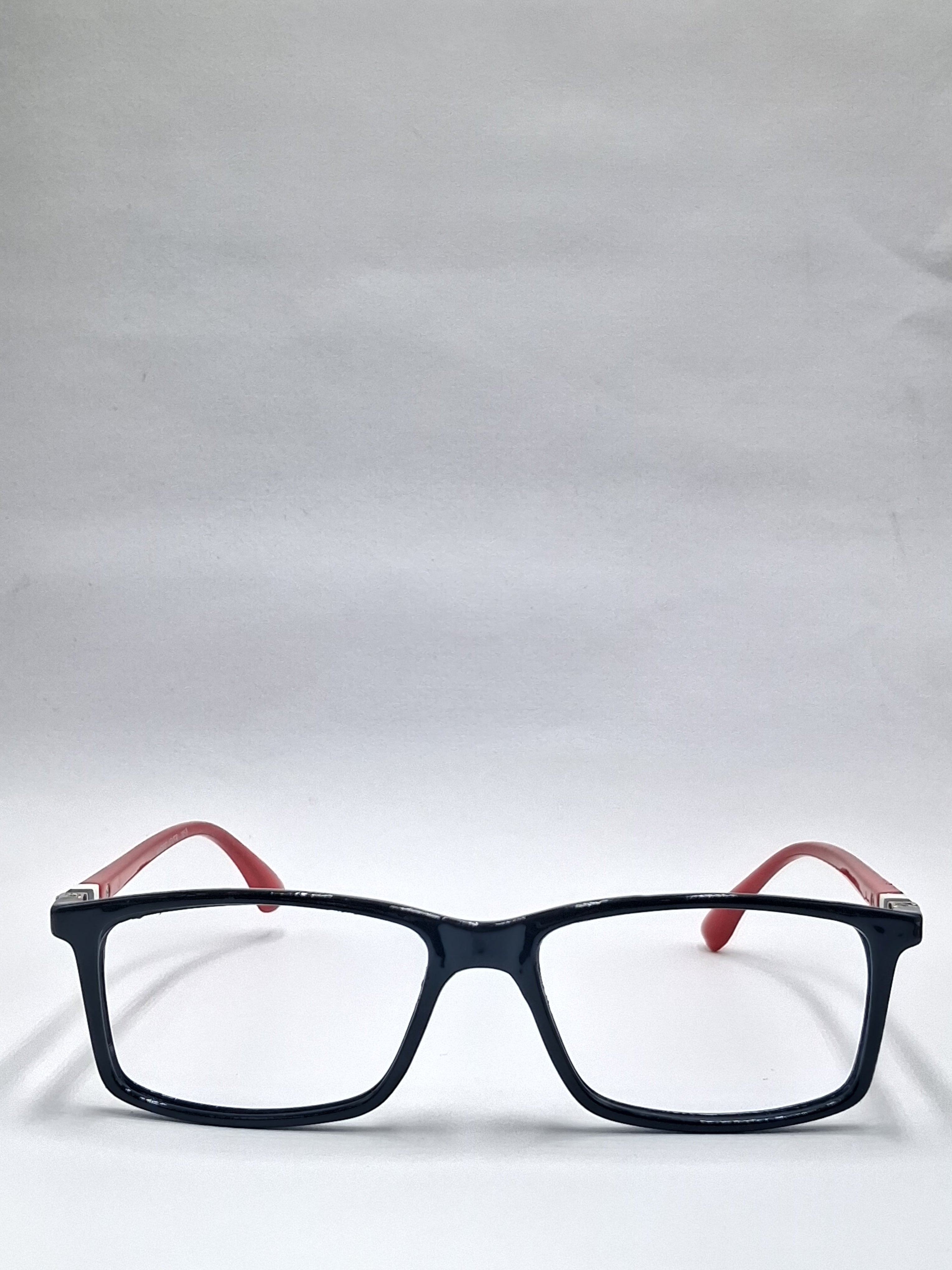 vision plus glossy black with red stick frame