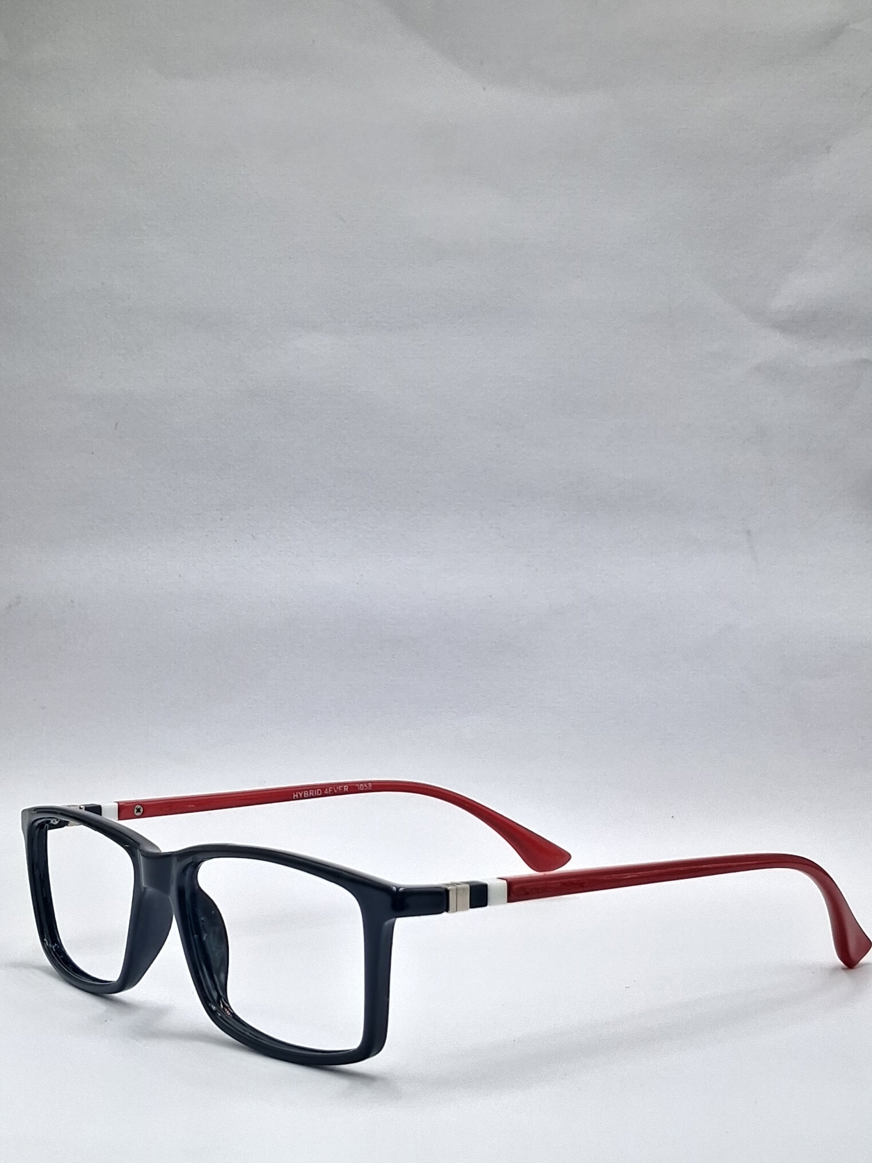 vision plus glossy black with red stick frame