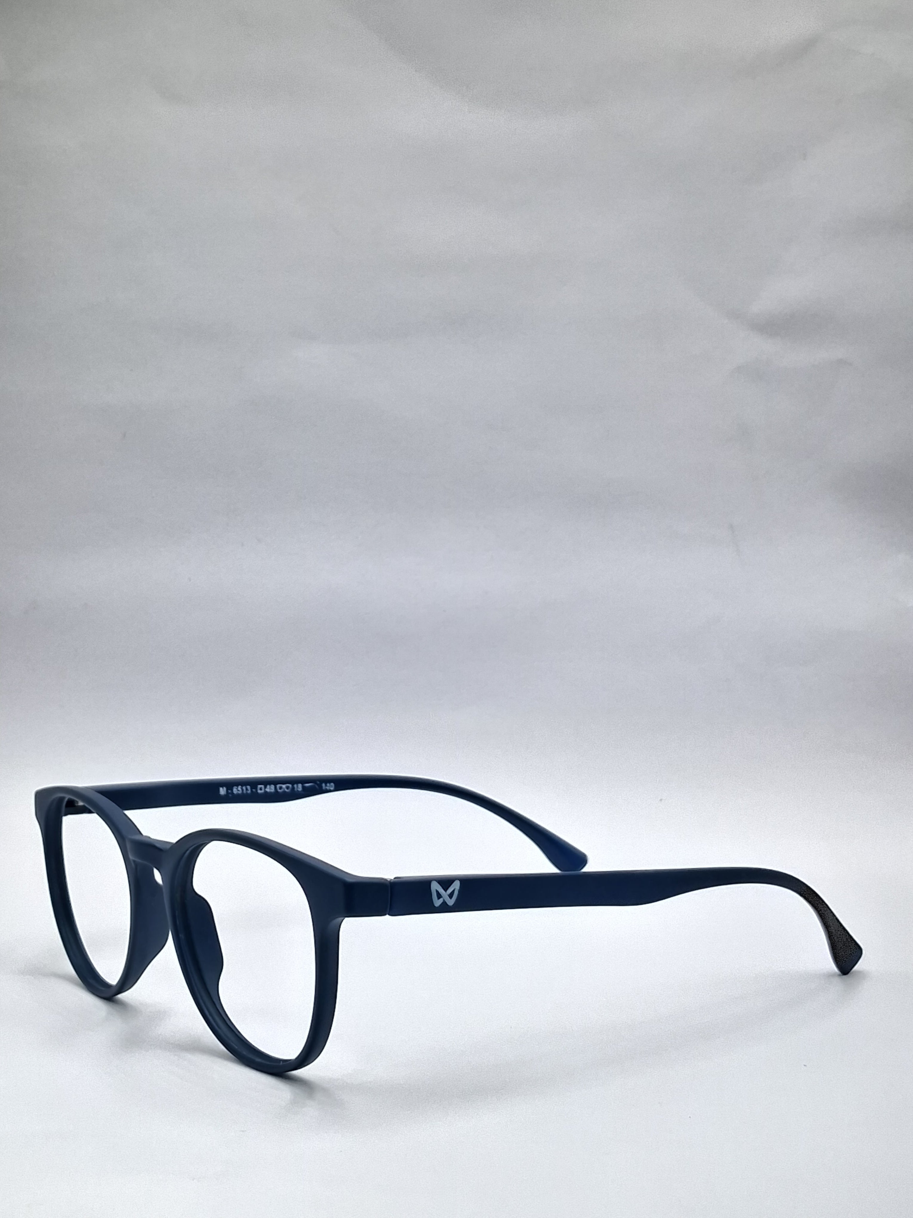 vision plus matte blue frame