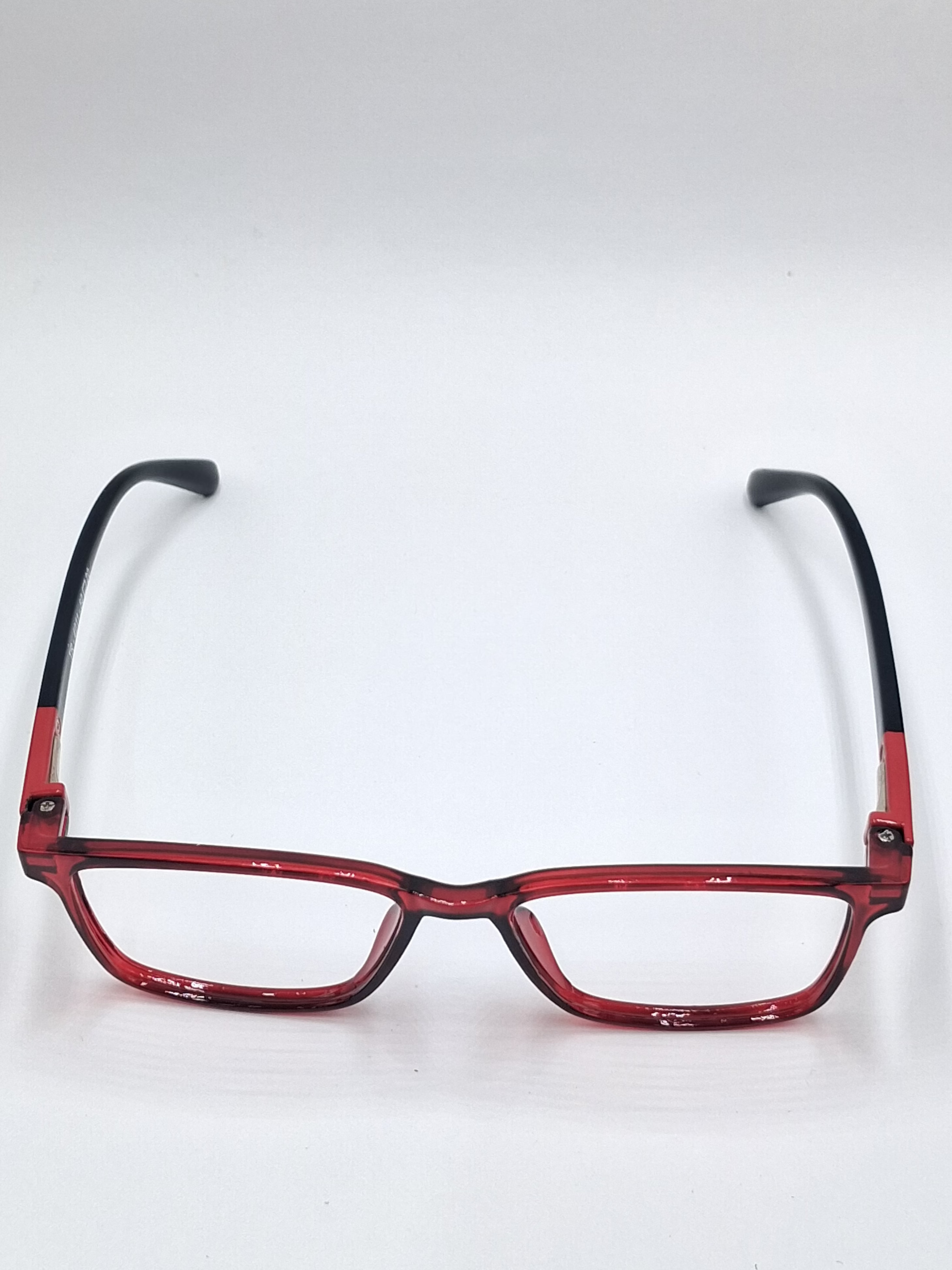 vision plus red and black stick frame
