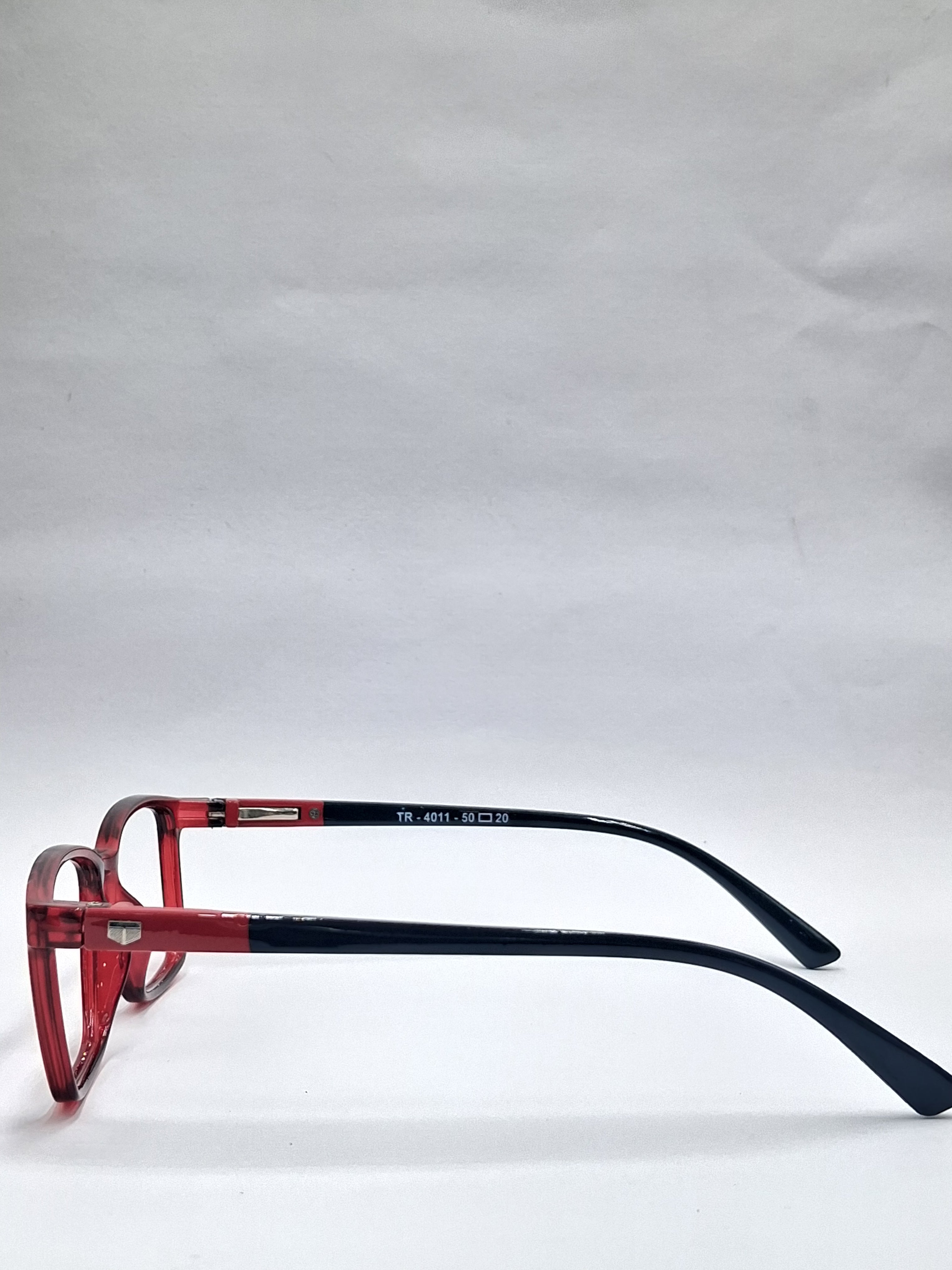 vision plus red and black stick frame