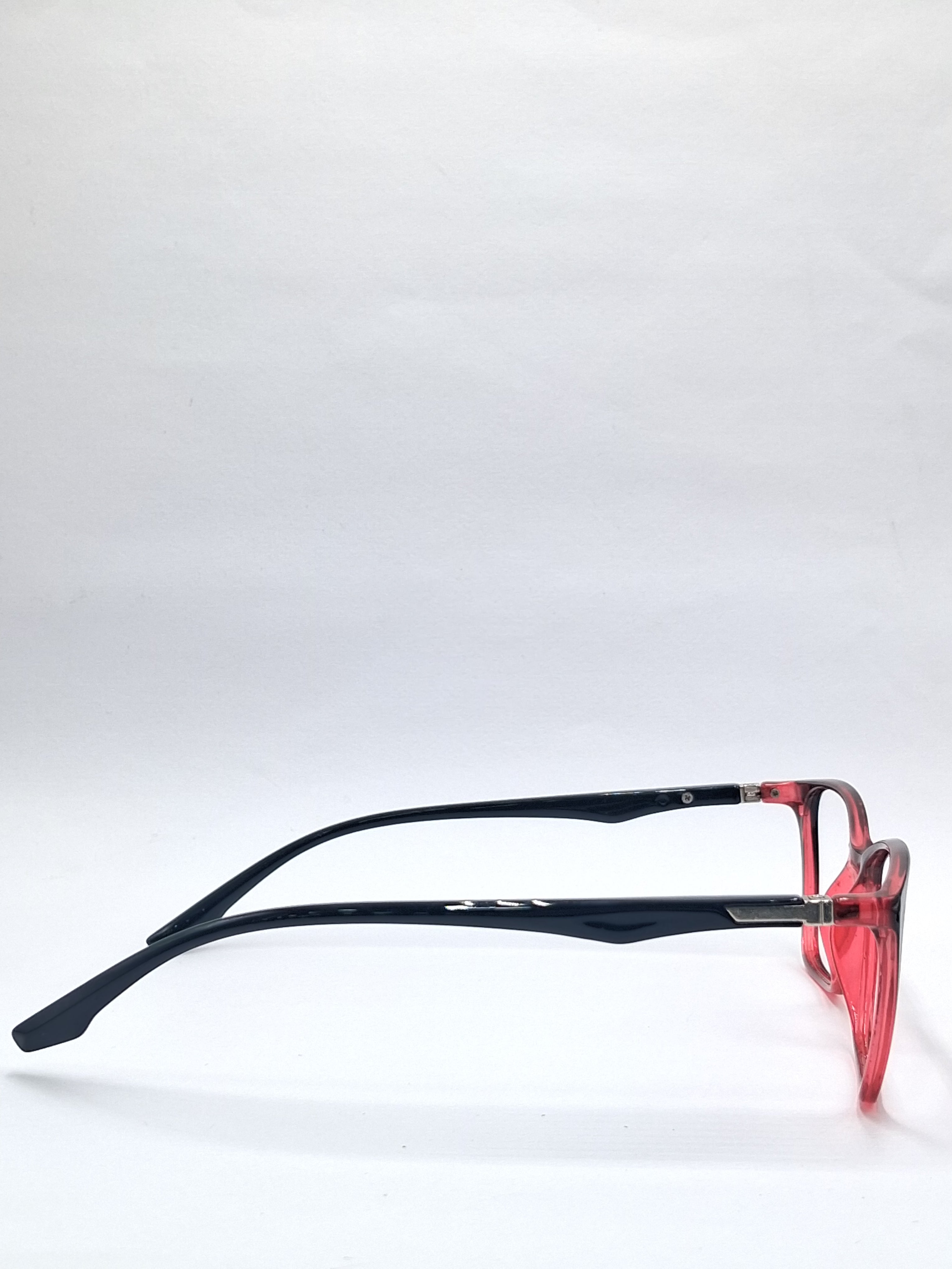 vision plus crystal red and black frame