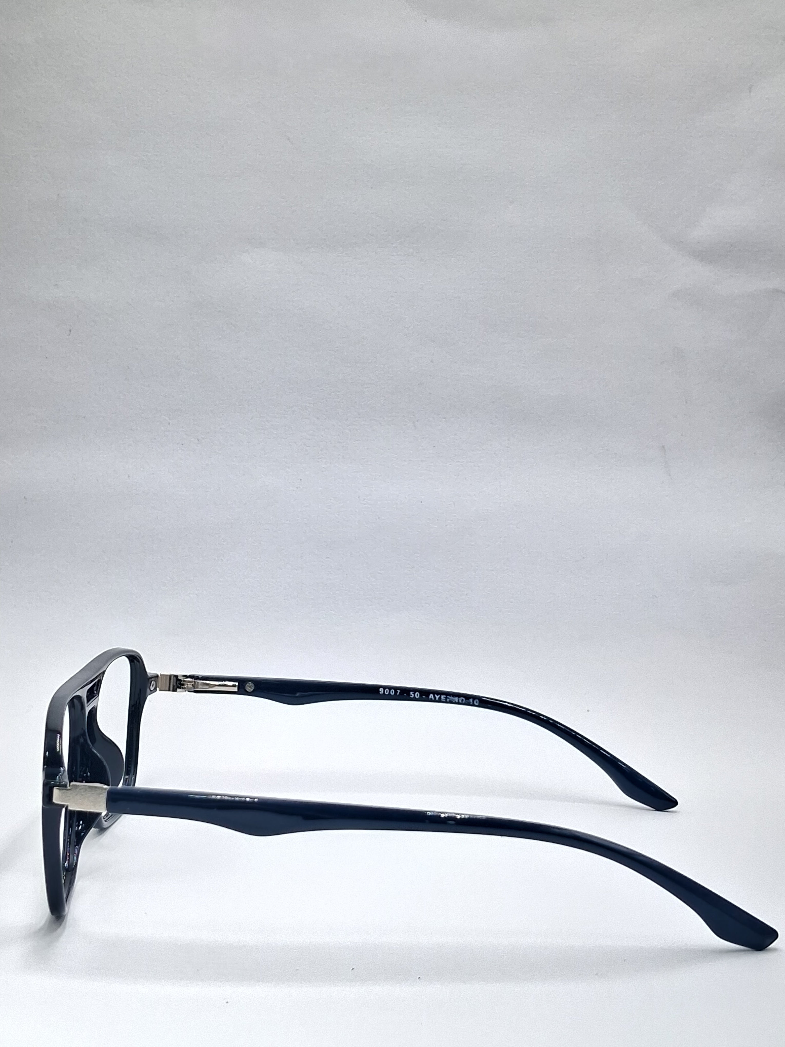 vision plus double bar glossy black and dark blue stick frame