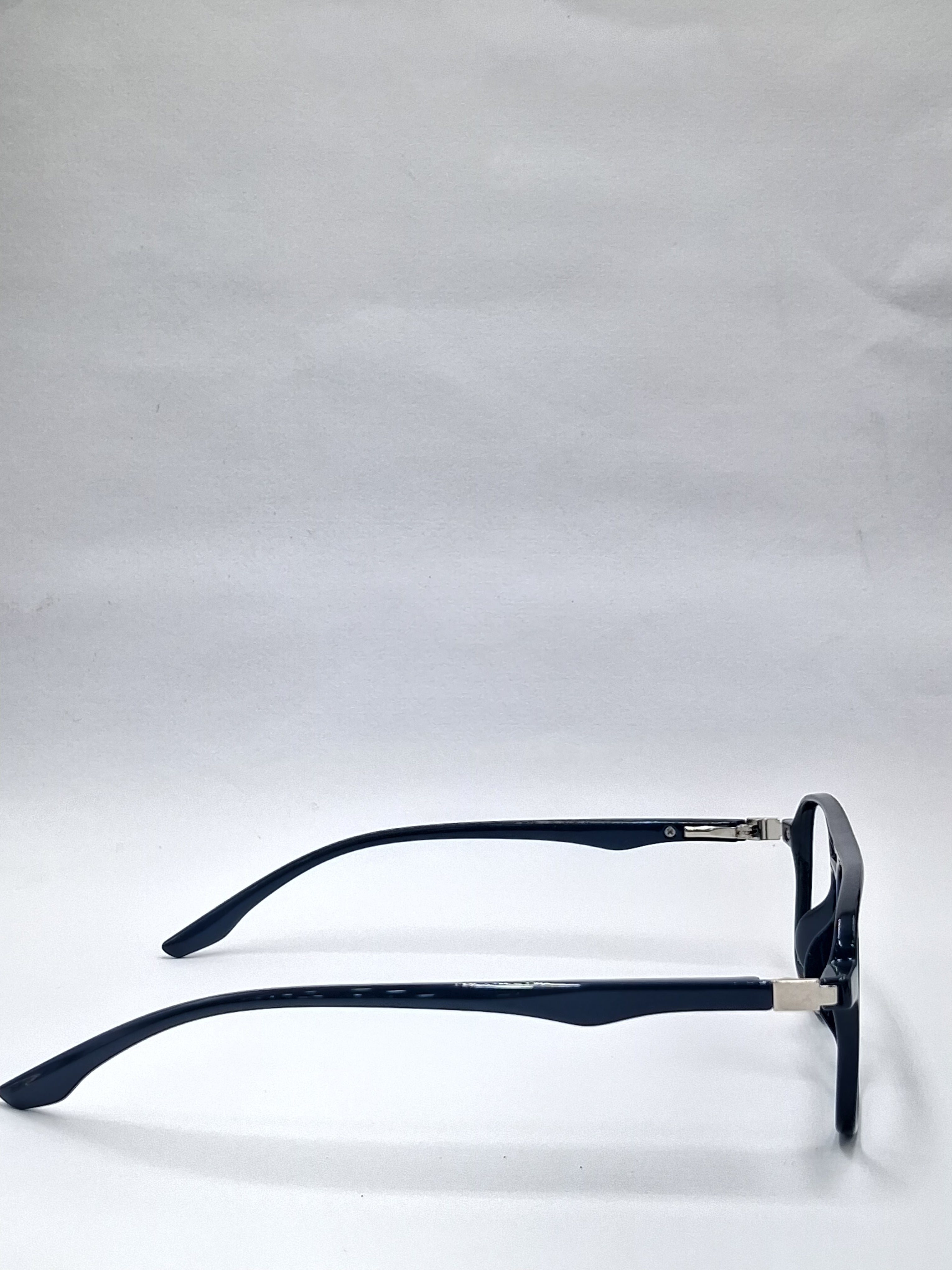 vision plus double bar glossy black and dark blue stick frame