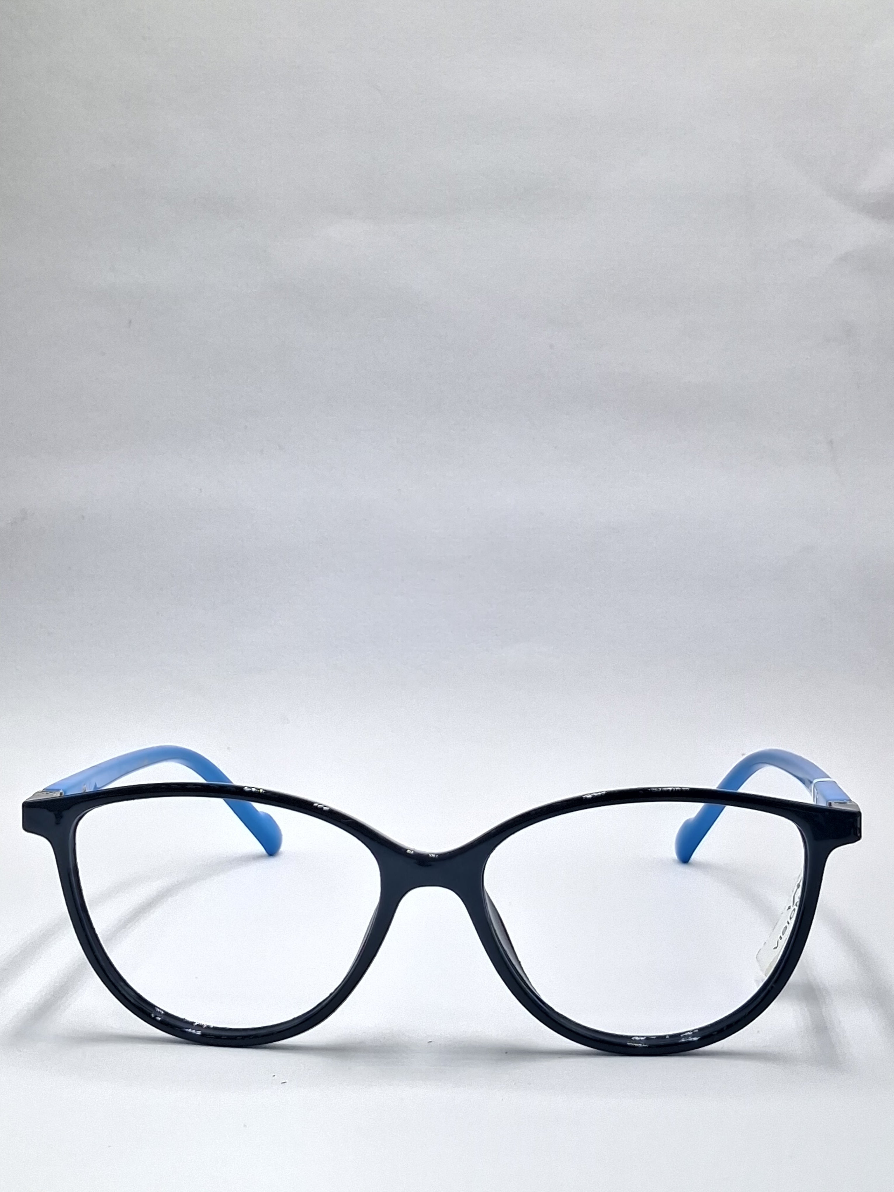 vision plus glossy black and blue stick frame