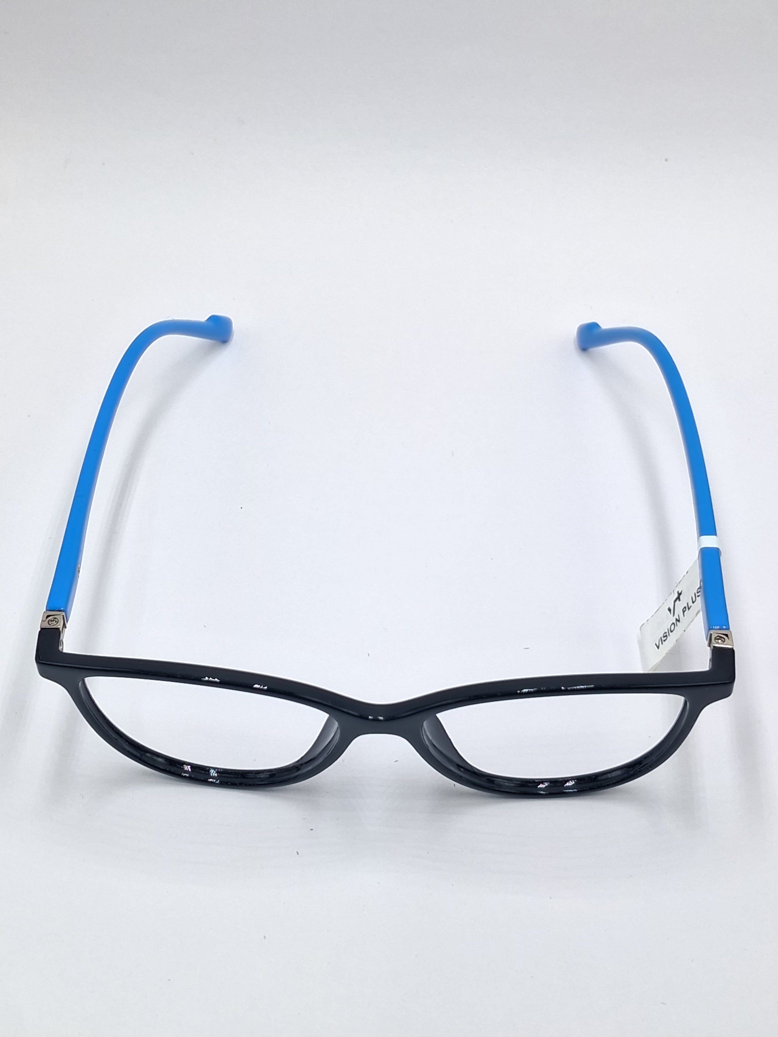 vision plus glossy black and blue stick frame