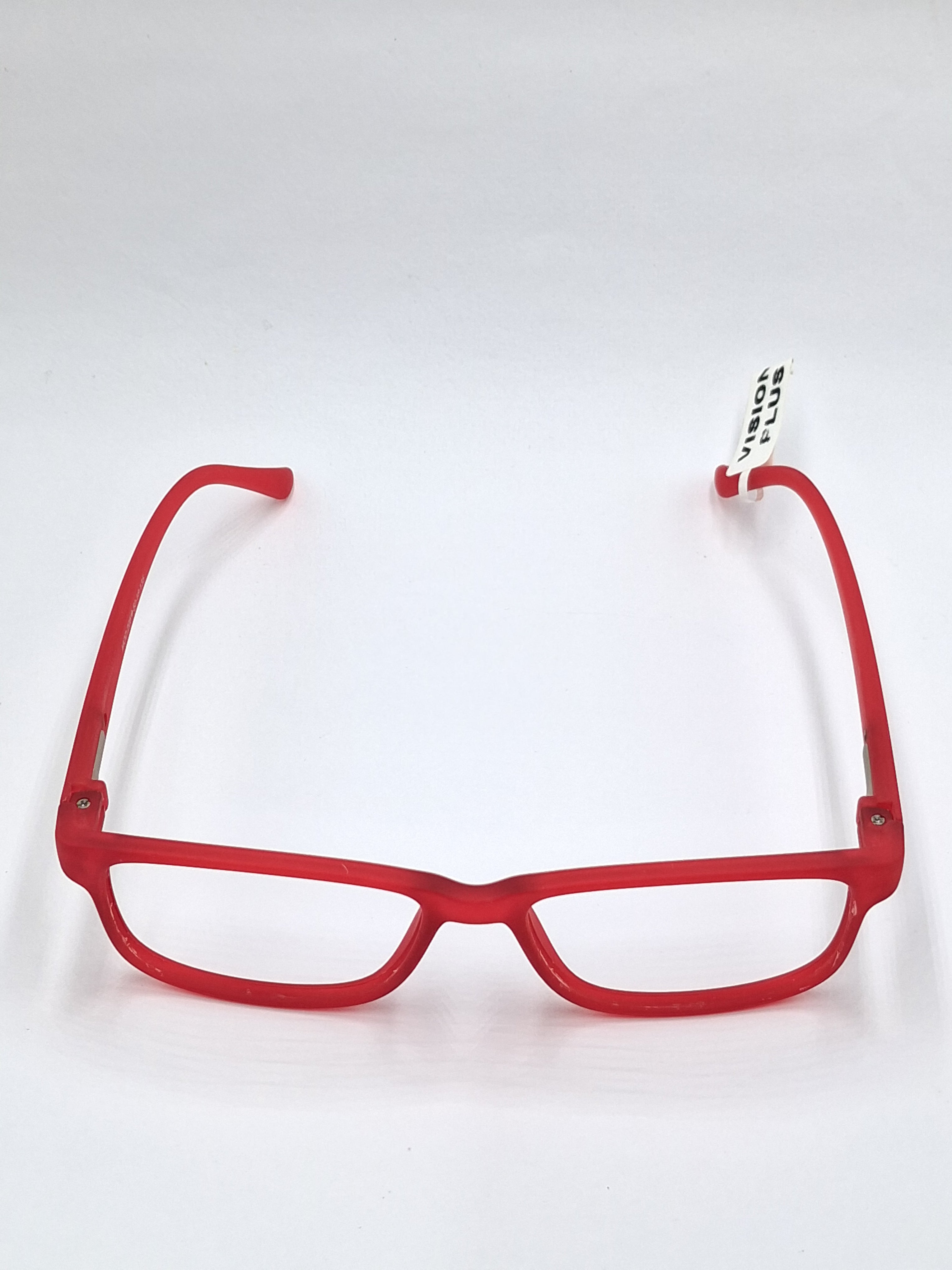 vision plus matte red frame