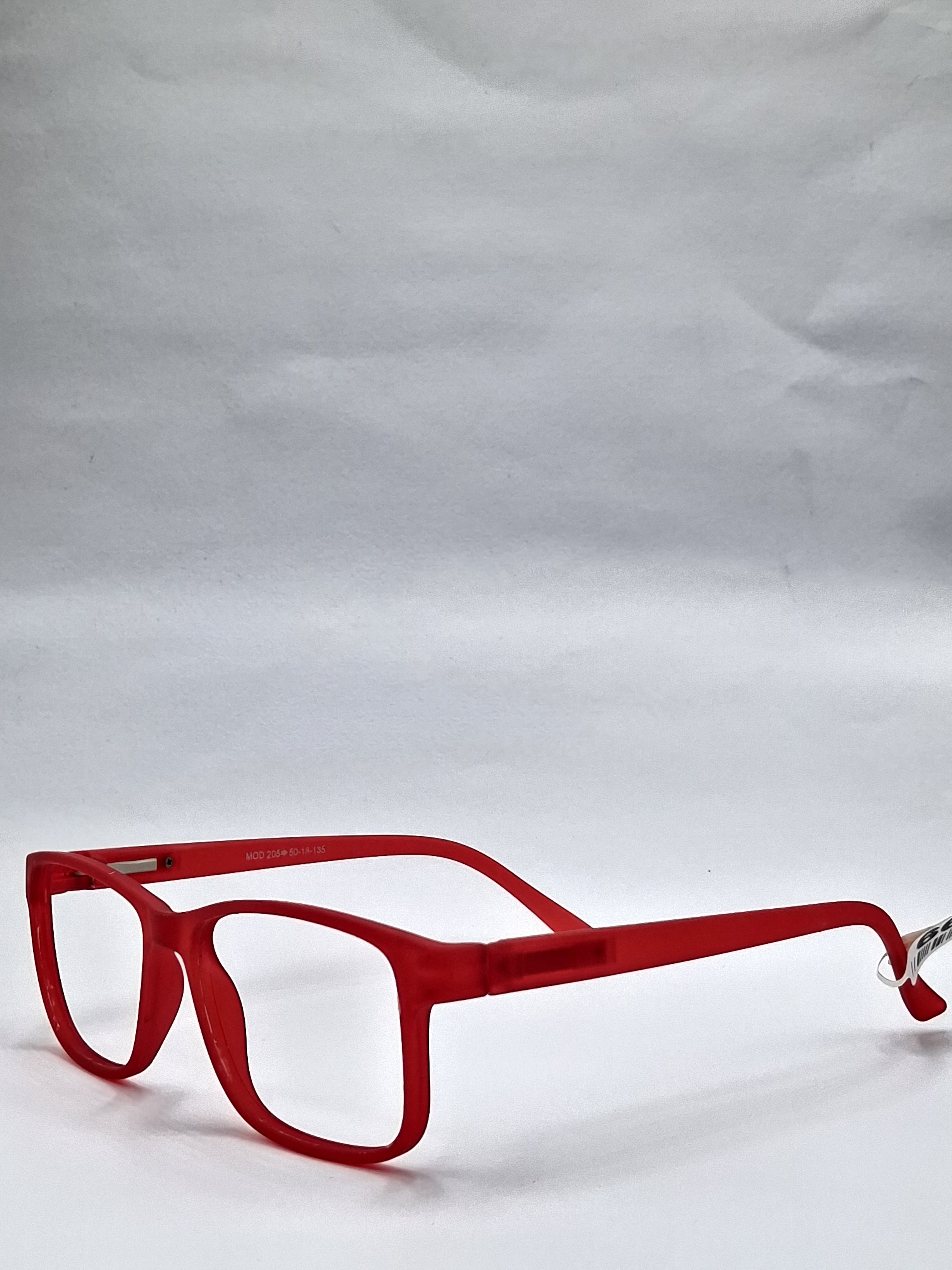 vision plus matte red frame