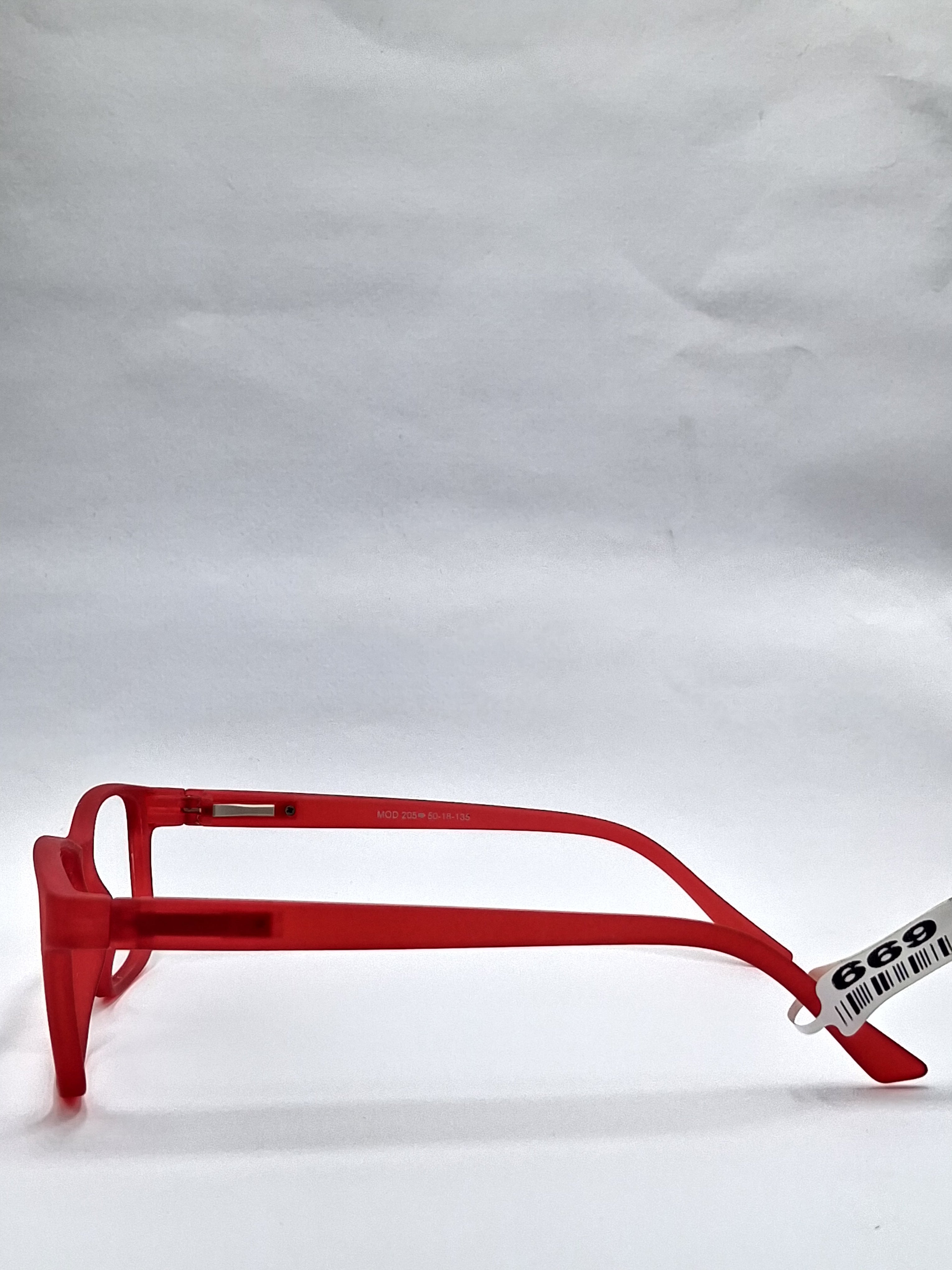 vision plus matte red frame