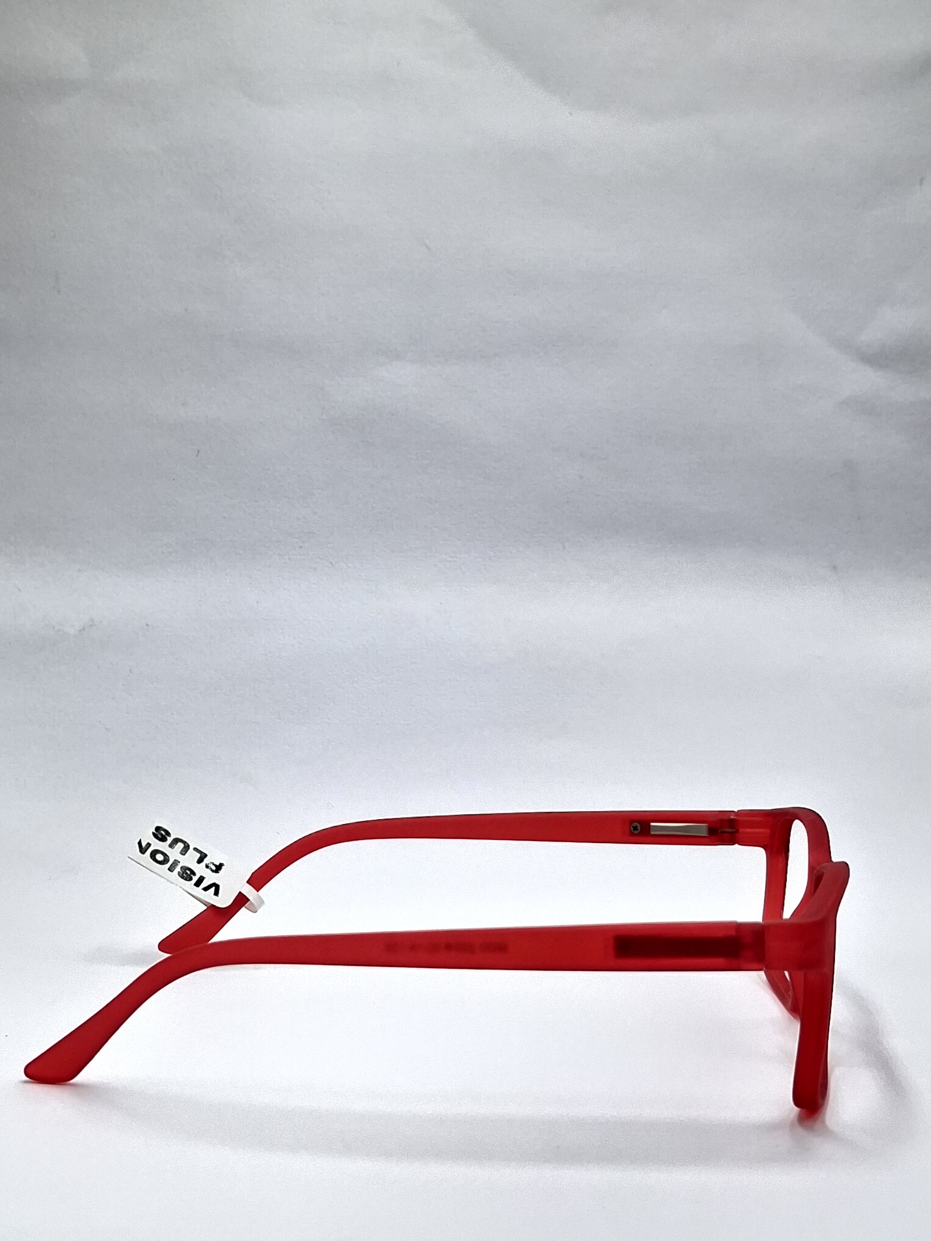 vision plus matte red frame