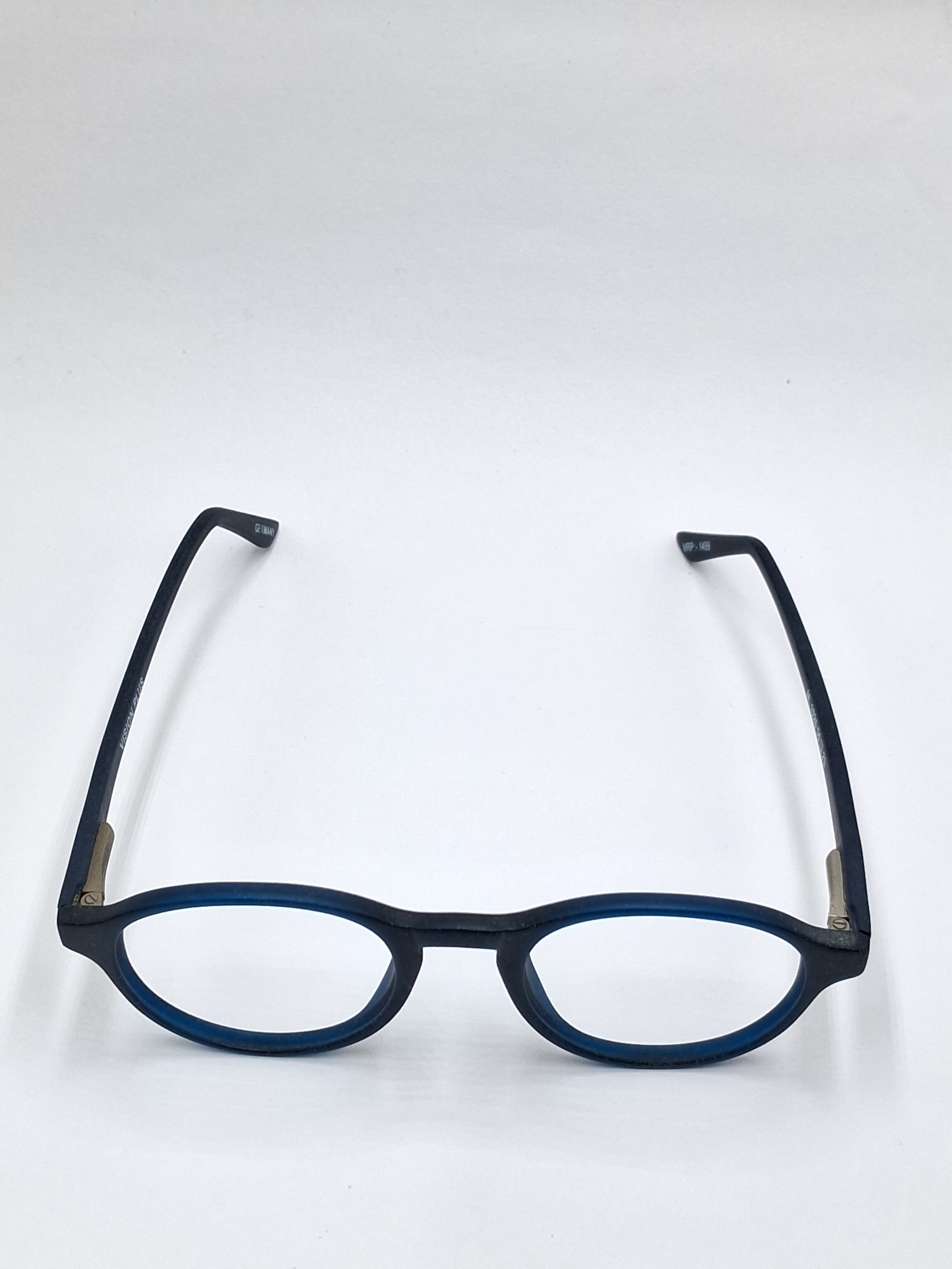 vision plus matte dark blue frame