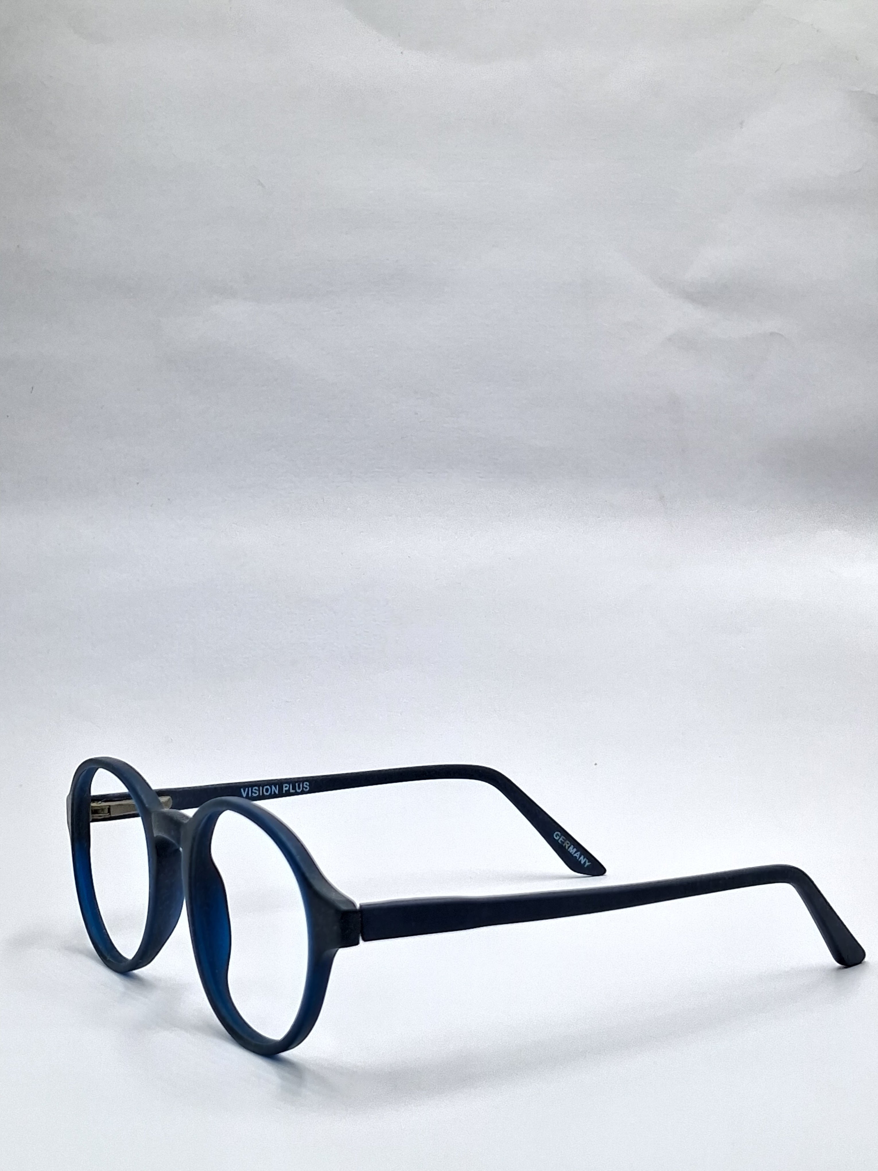 vision plus matte dark blue frame
