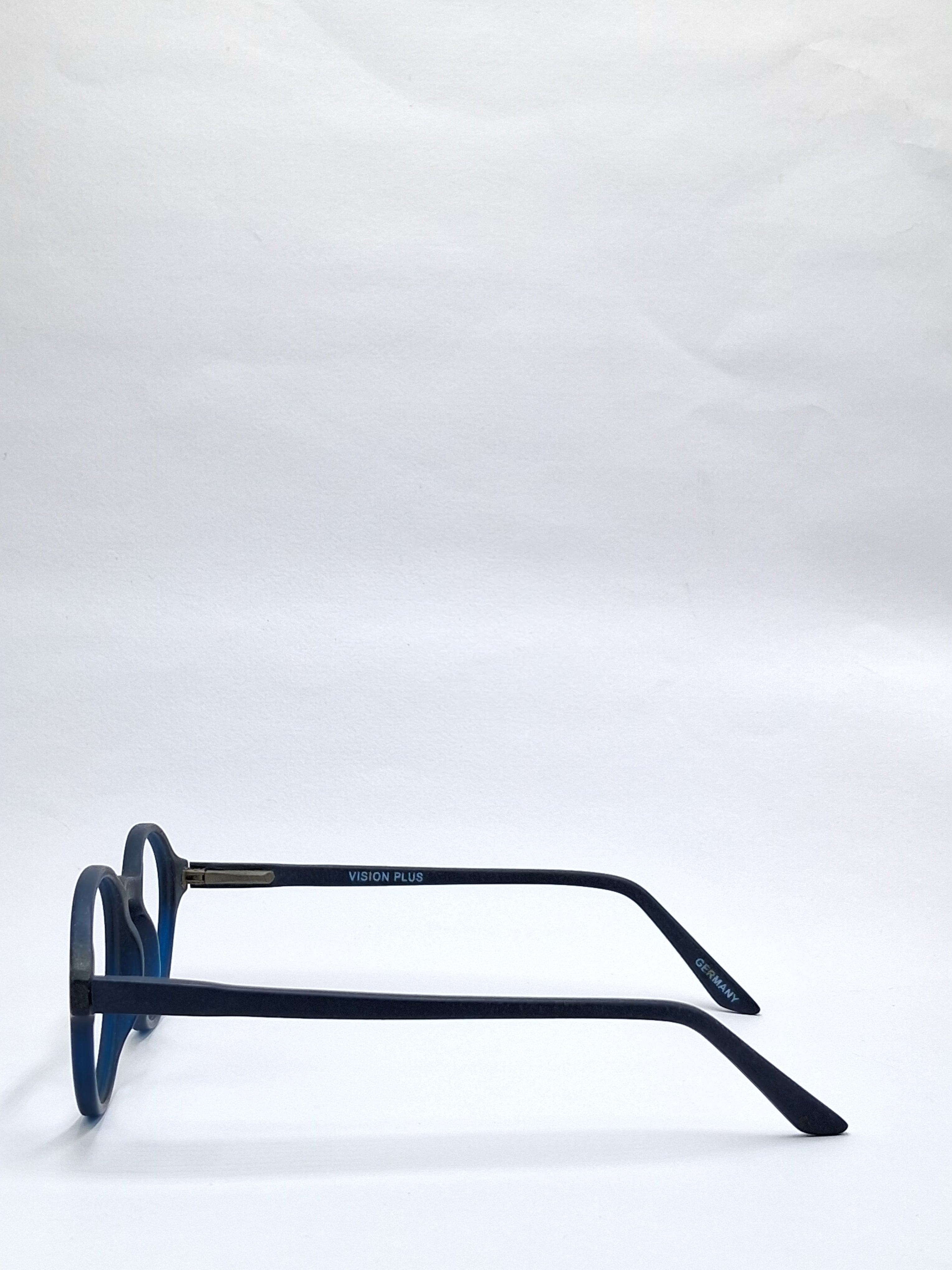 vision plus matte dark blue frame