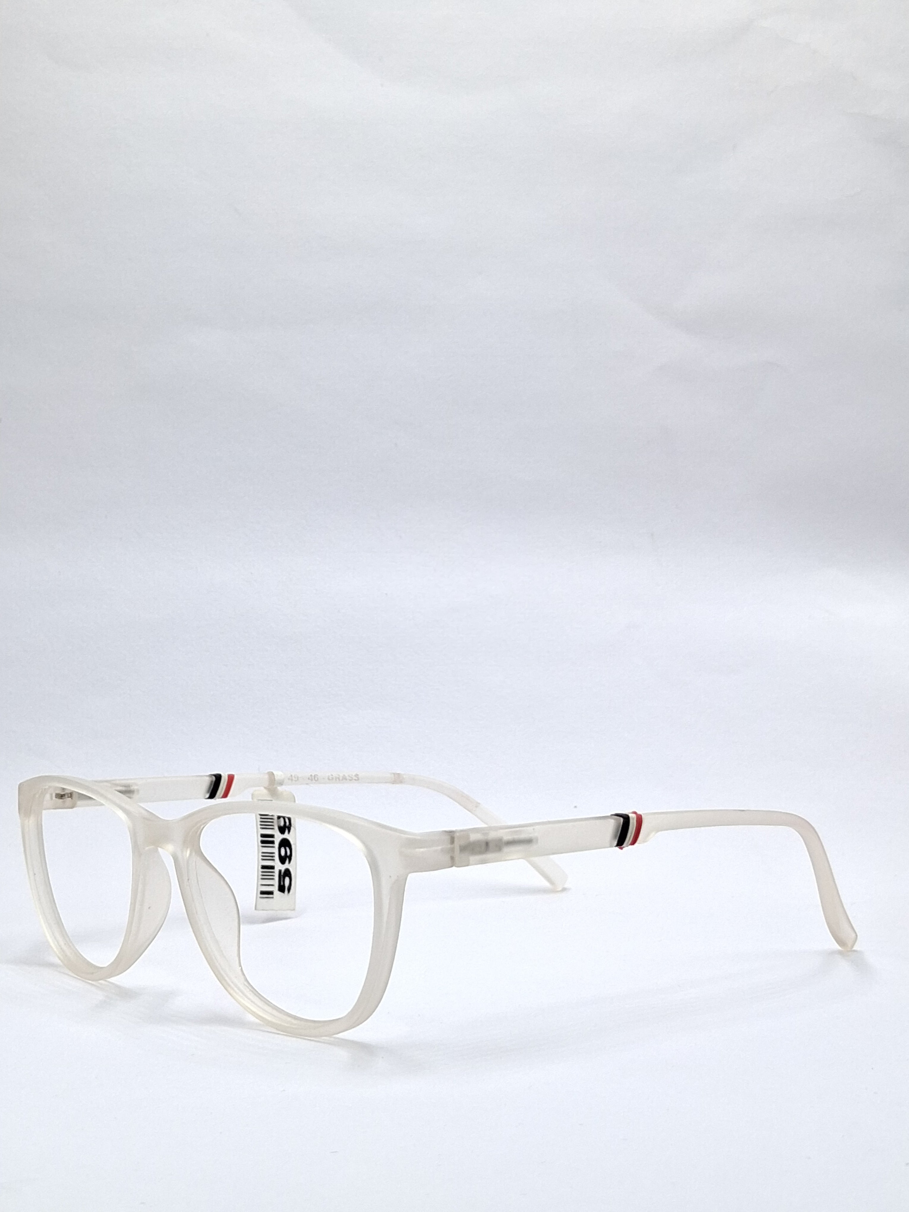 vision plus matte white frame