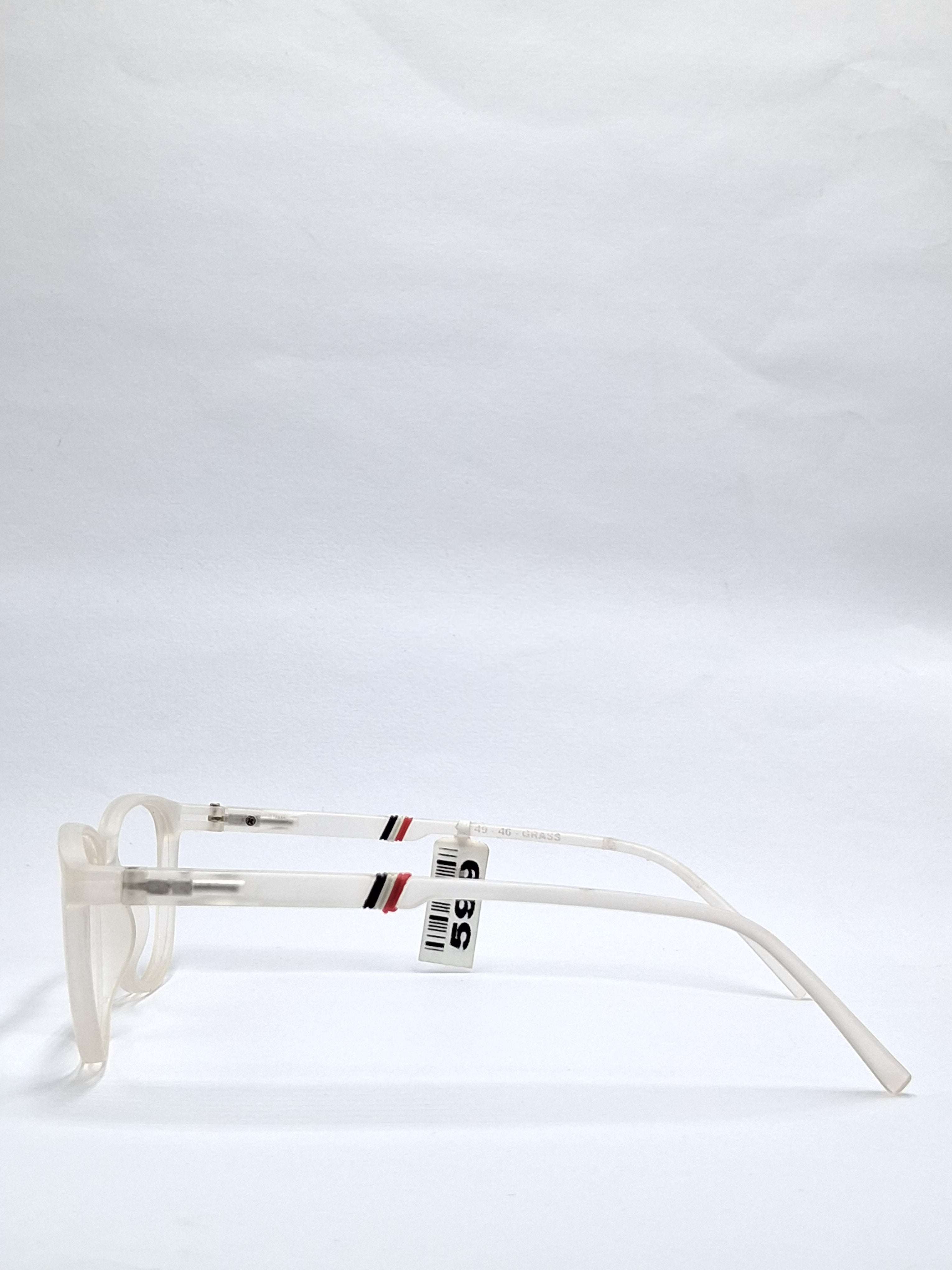vision plus matte white frame