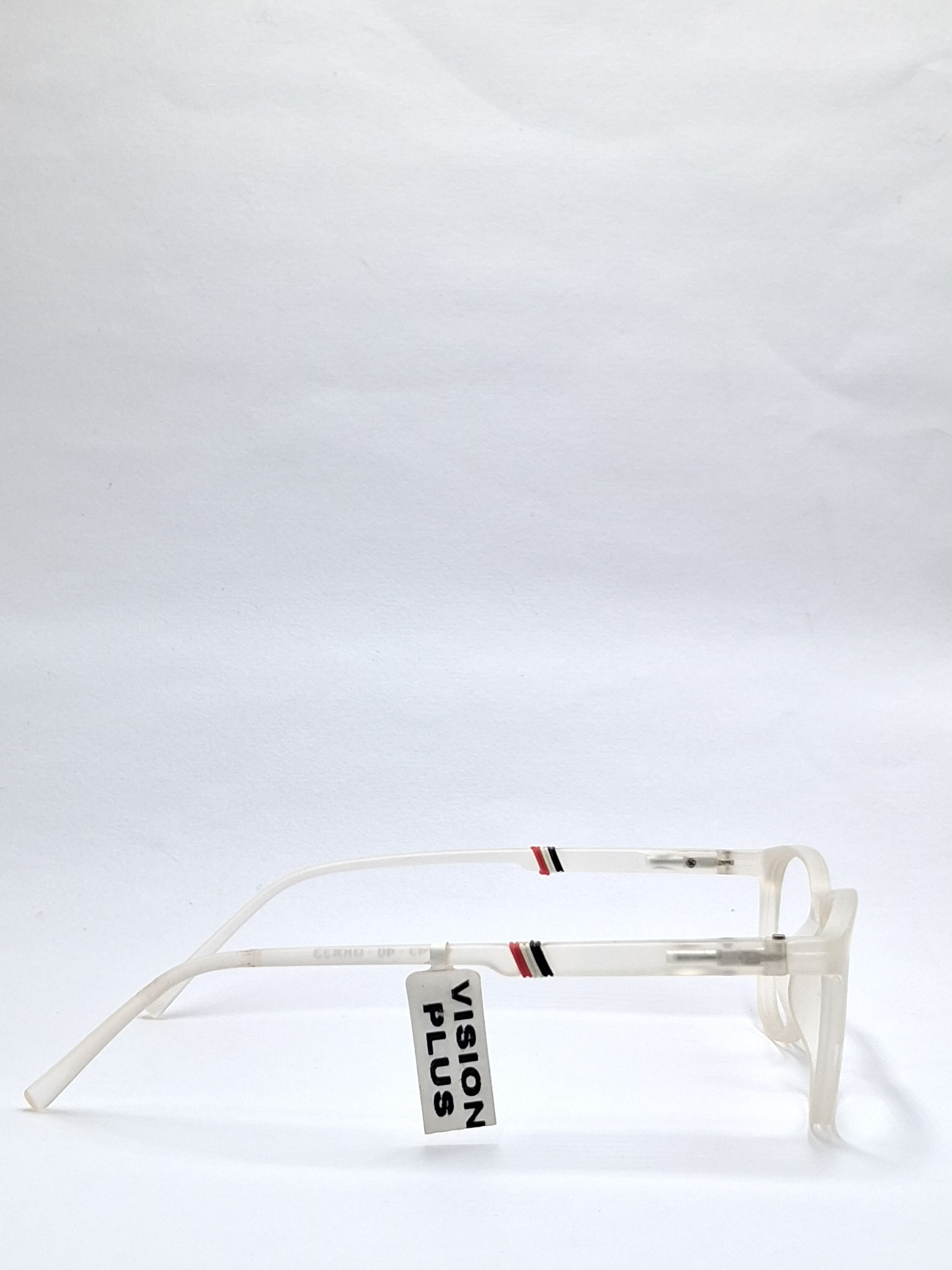 vision plus matte white frame