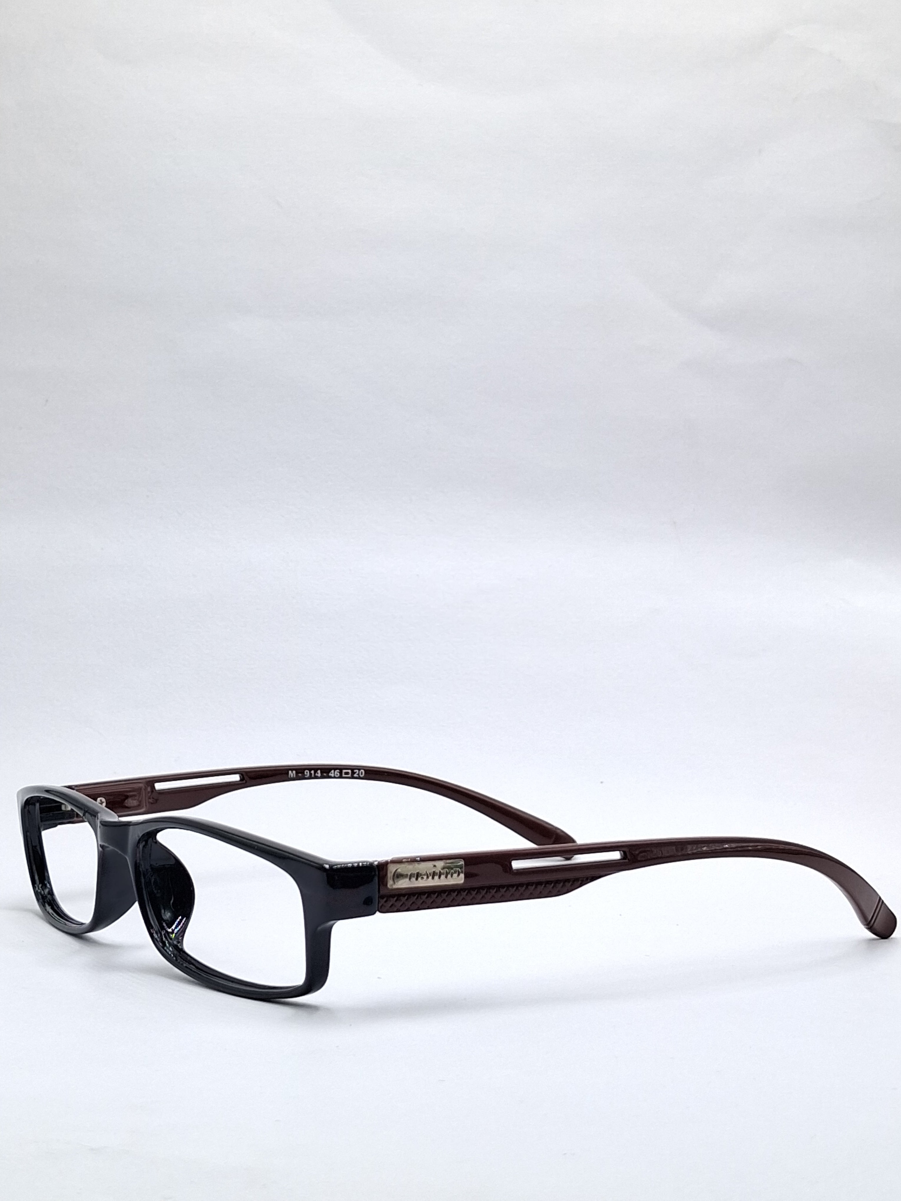 vision plus glossy black frame