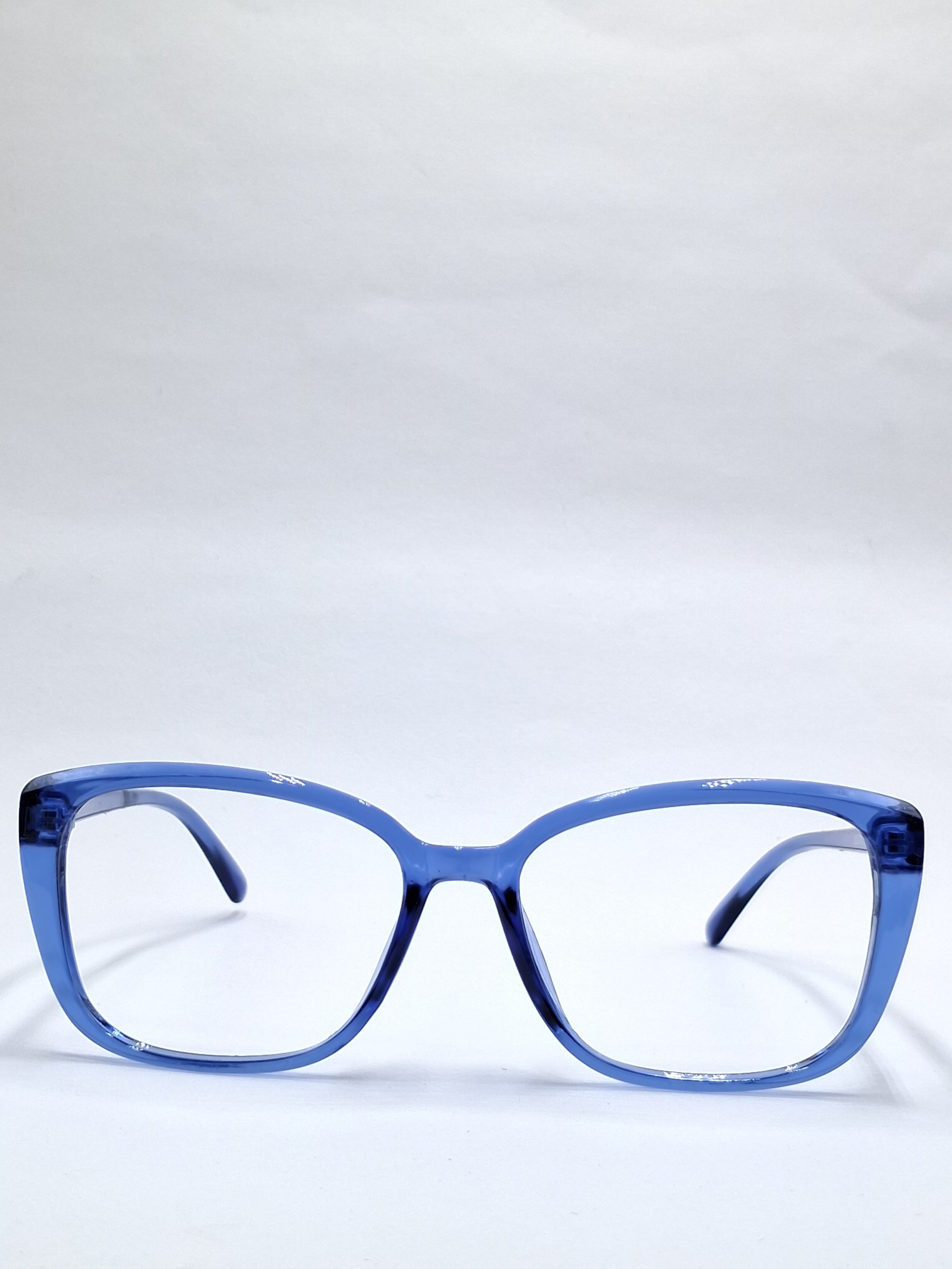 vision plus crystal blue frame