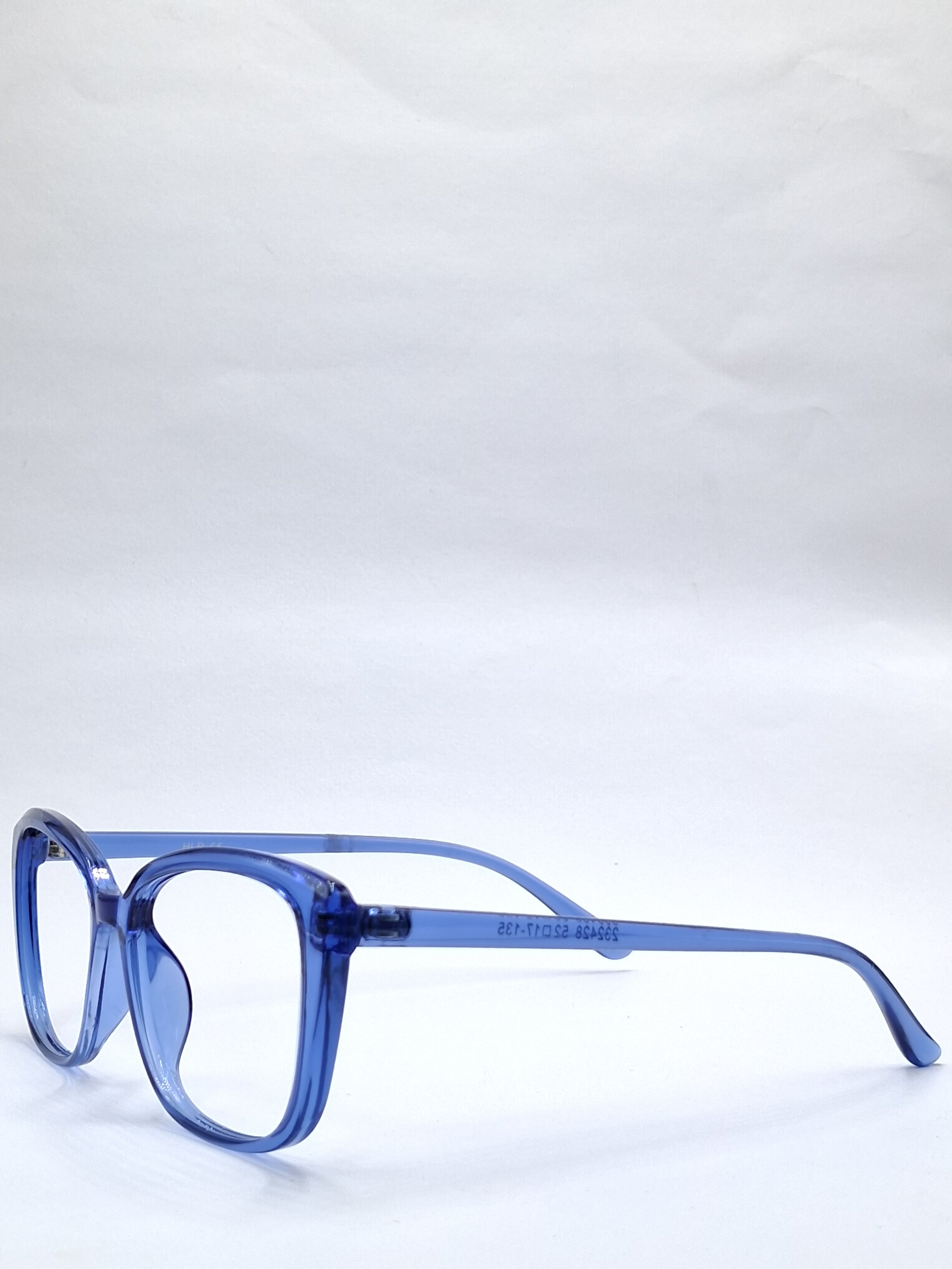 vision plus crystal blue frame