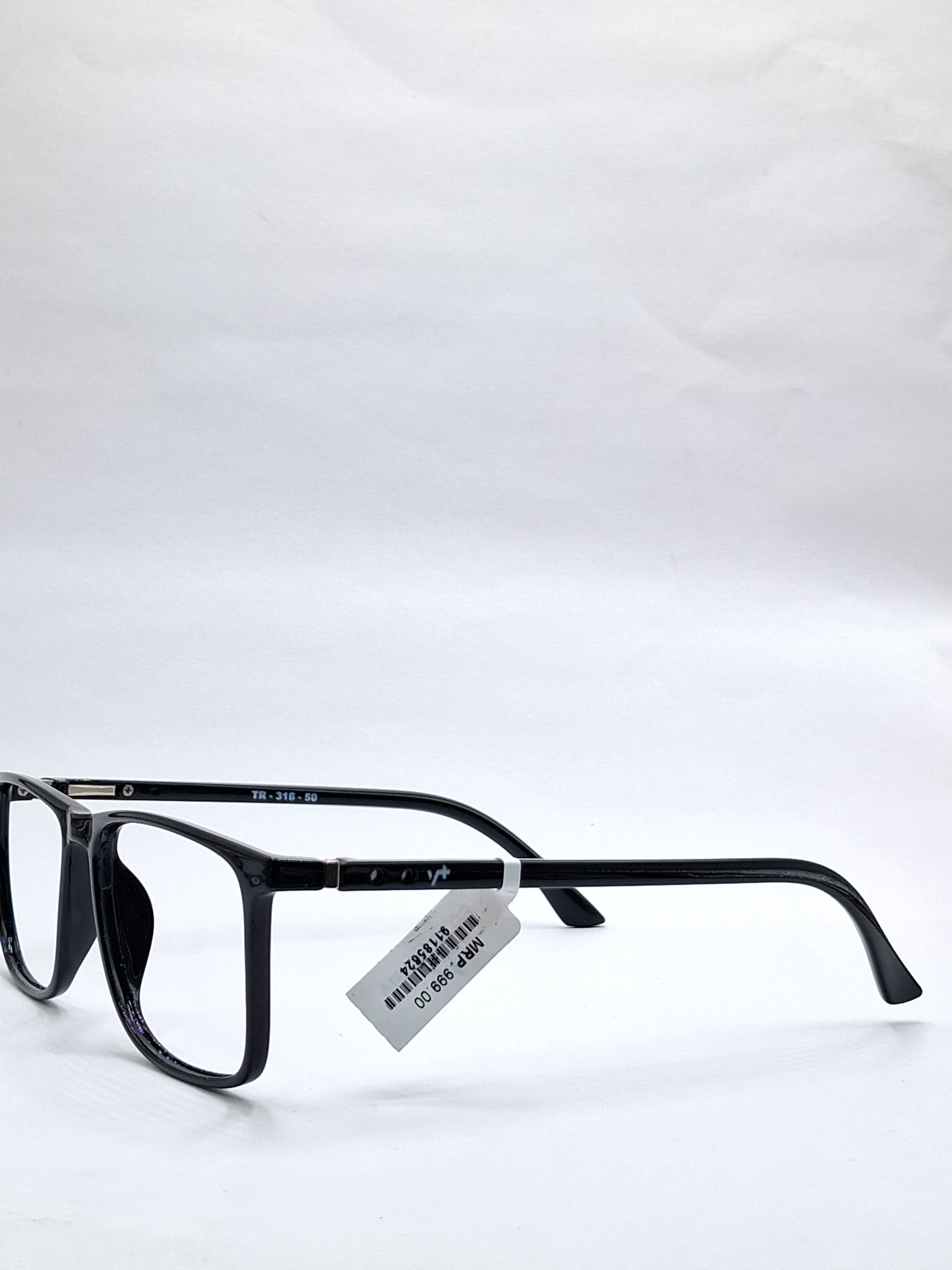 vision plus glossy black frame
